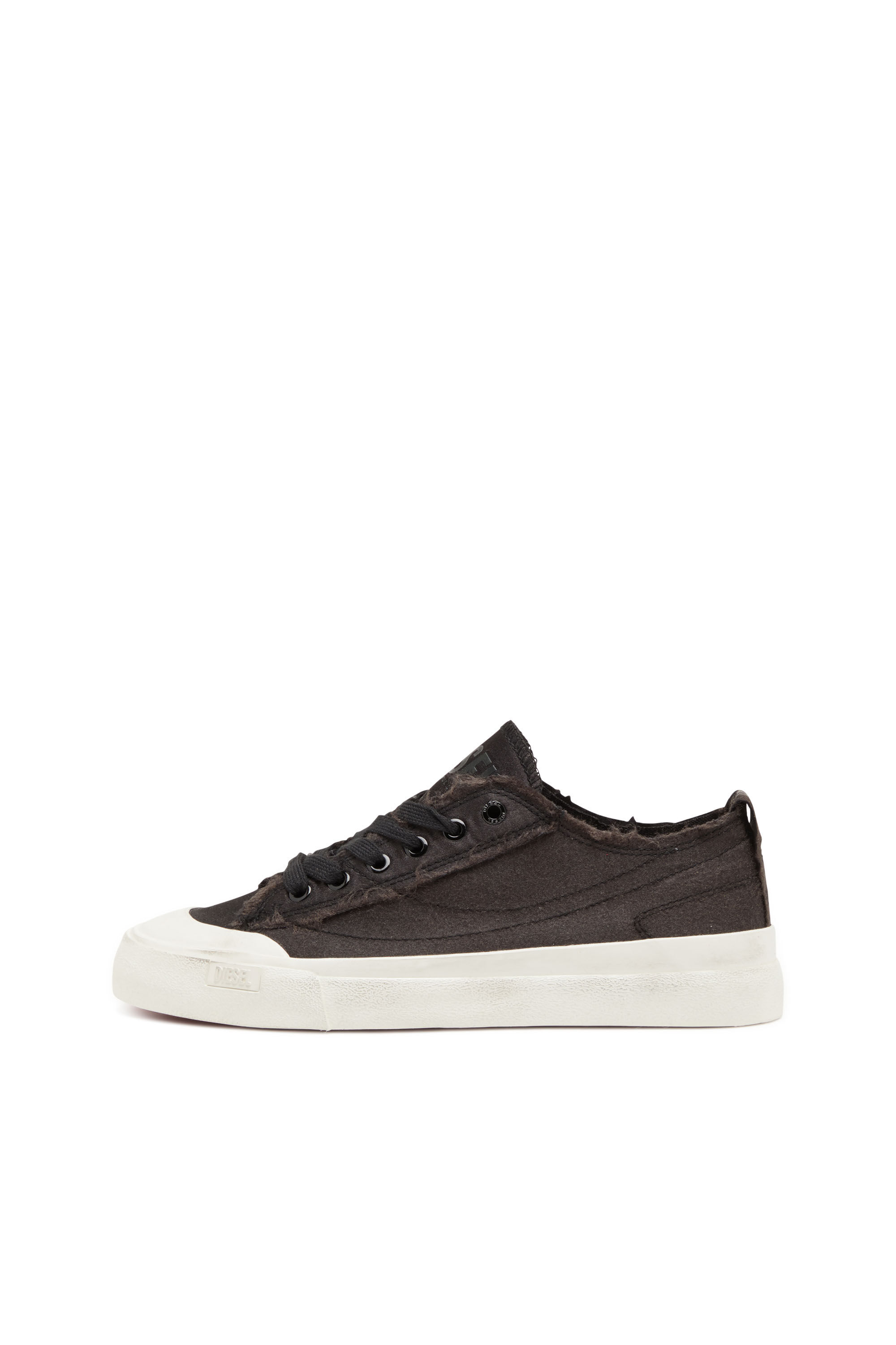 Women s S Athos Low Sneakers in distressed satin Black Diesel
