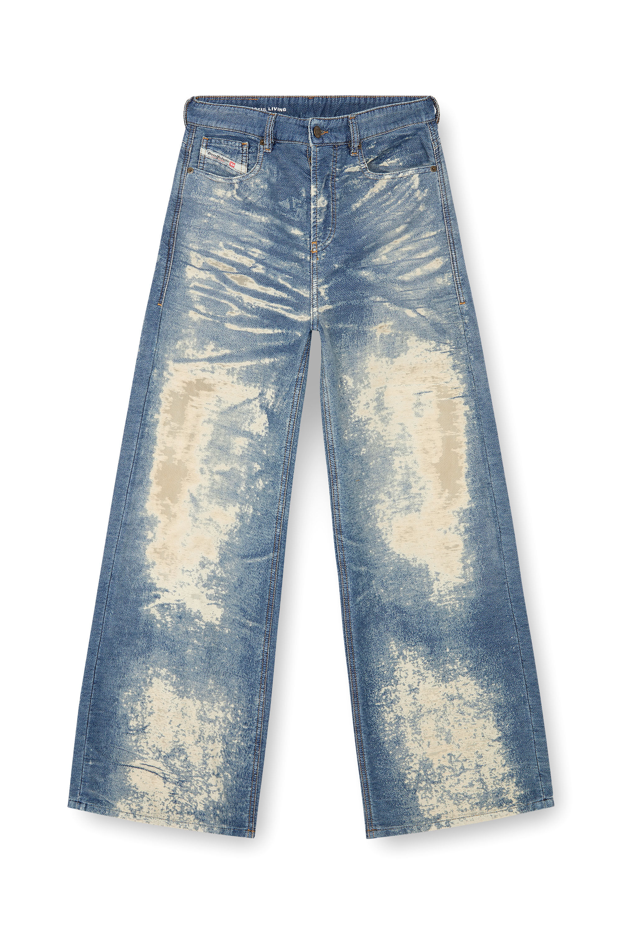 Diesel - Female's Straight Jeans 1996 D-Sire 068RE, Medium Blue - 2