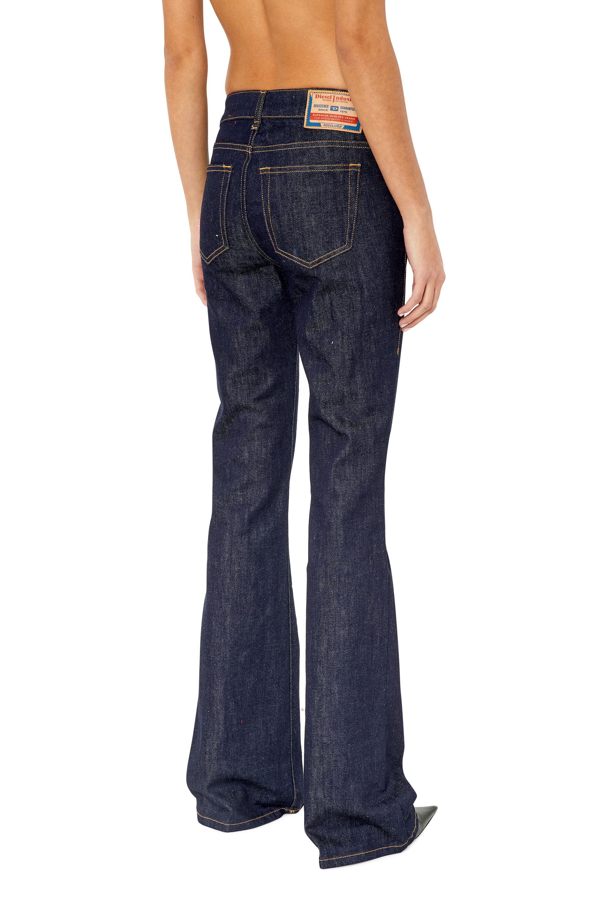 Diesel - 1969 D-Ebbey Z9B89 Bootcut and Flare Jeans, Dark Blue - Image 5