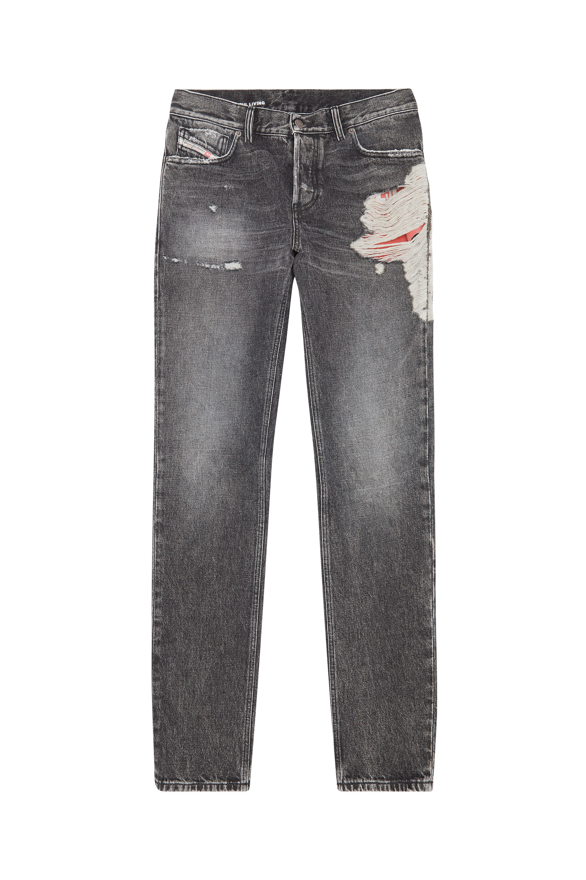 Diesel ripped jeans mens hot sale