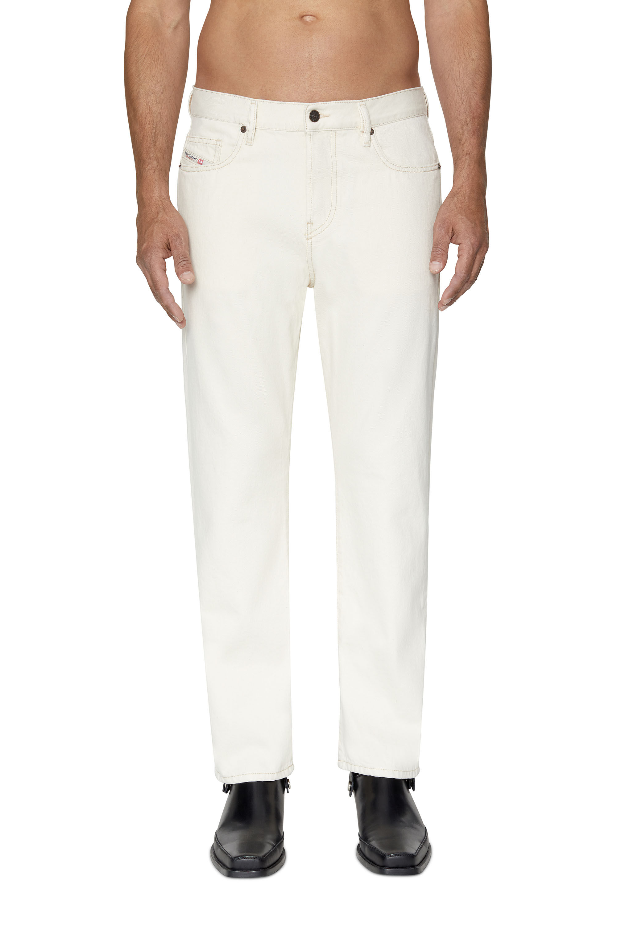 Diesel - Straight Jeans 2020 D-Viker 09B95, White - Image 3