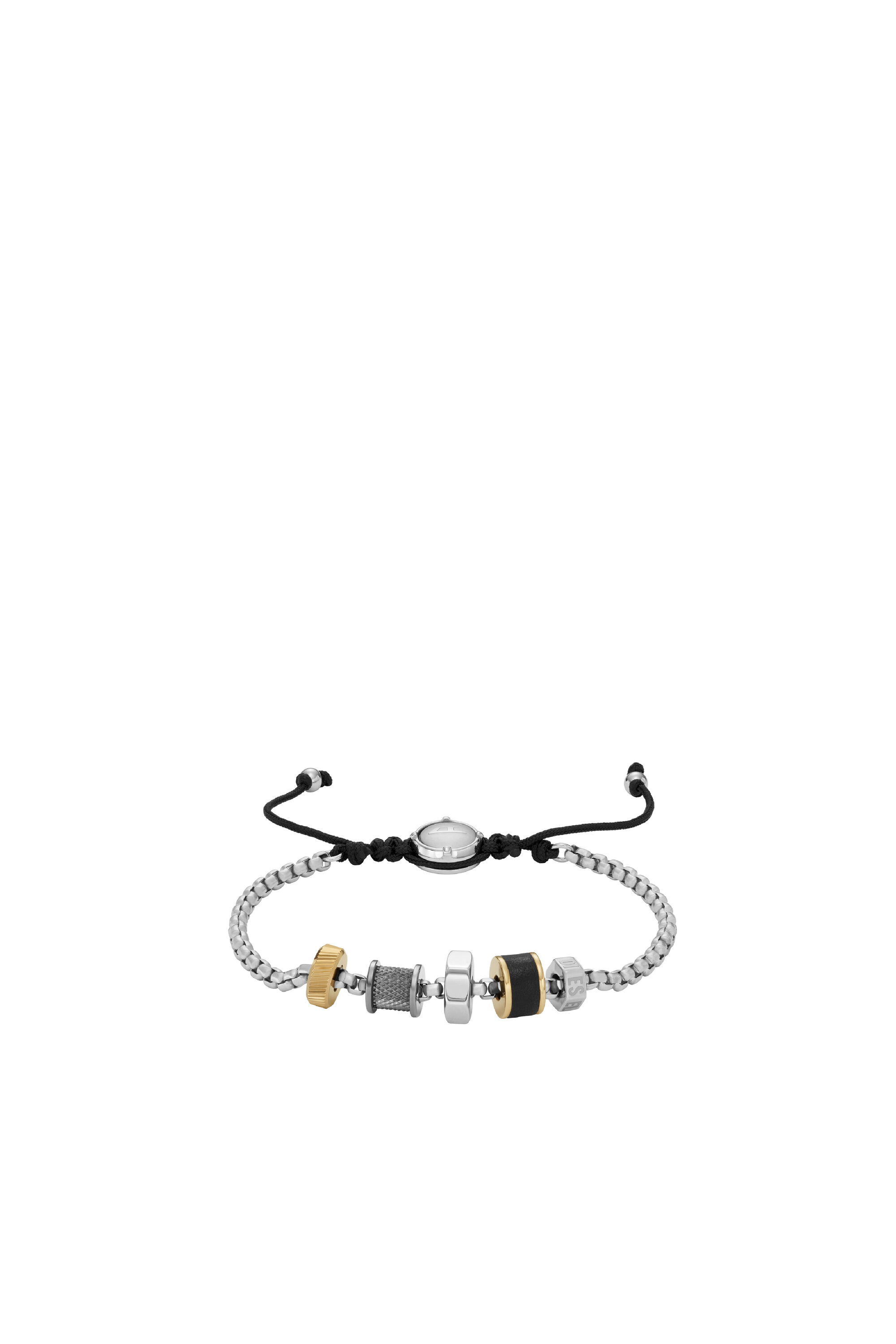 Diesel - DX1392, Bracelet chaîne en acier inoxydable Homme in Gris argenté - 1