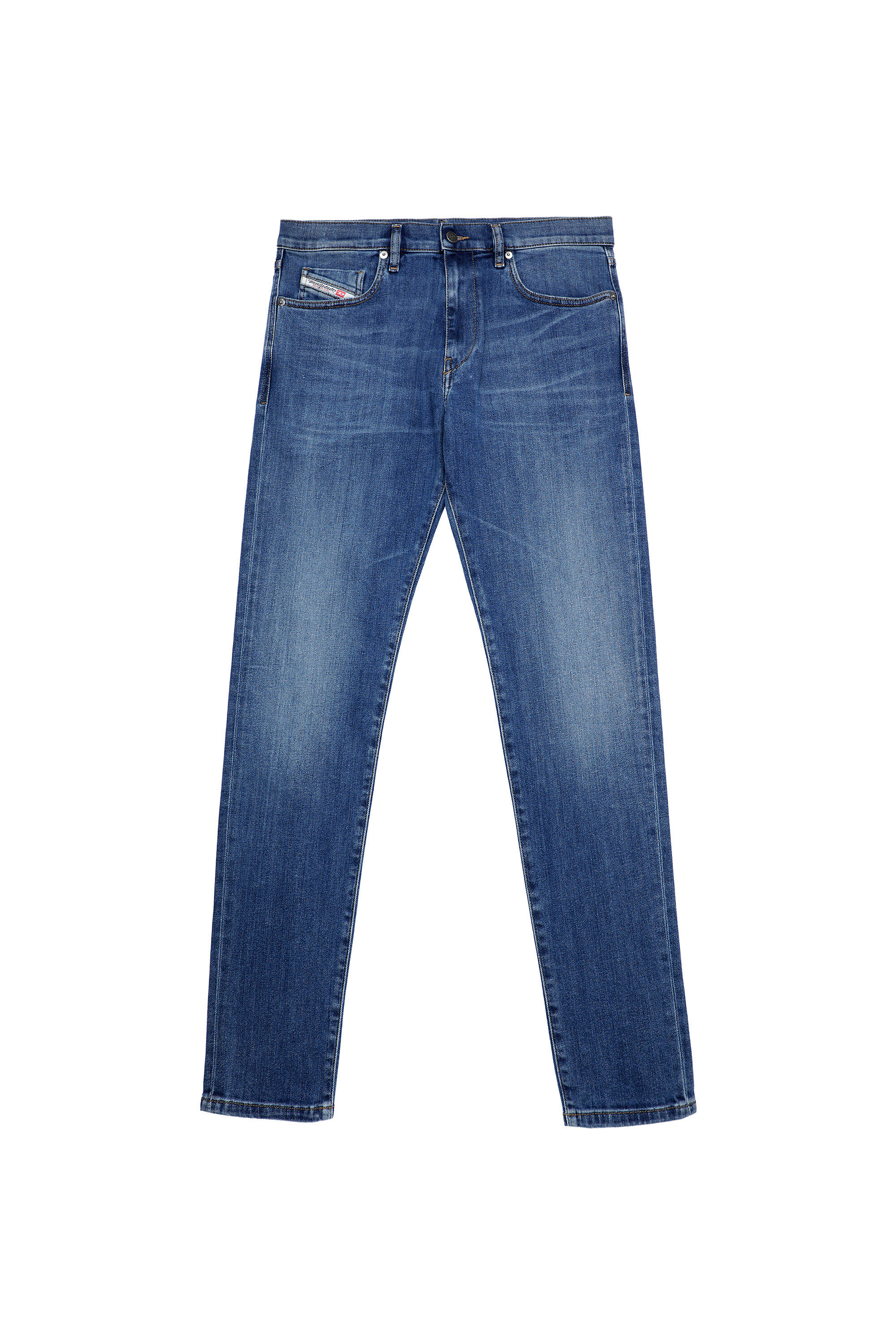 Diesel - 2019 D-STRUKT 09A80 Slim Jeans, Bleu moyen - Image 2