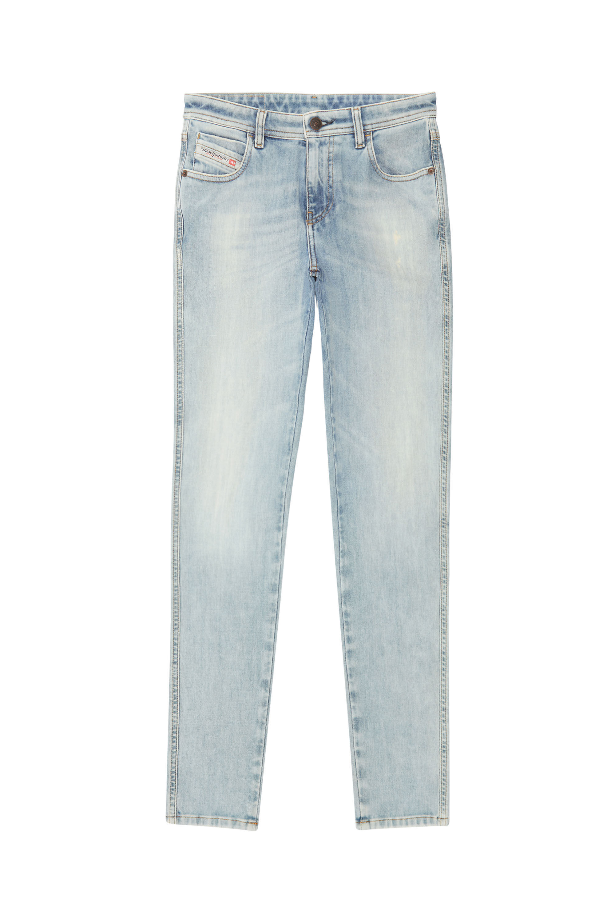 Diesel - 2015 BABHILA 09B68 Skinny Jeans, Light Blue - Image 2