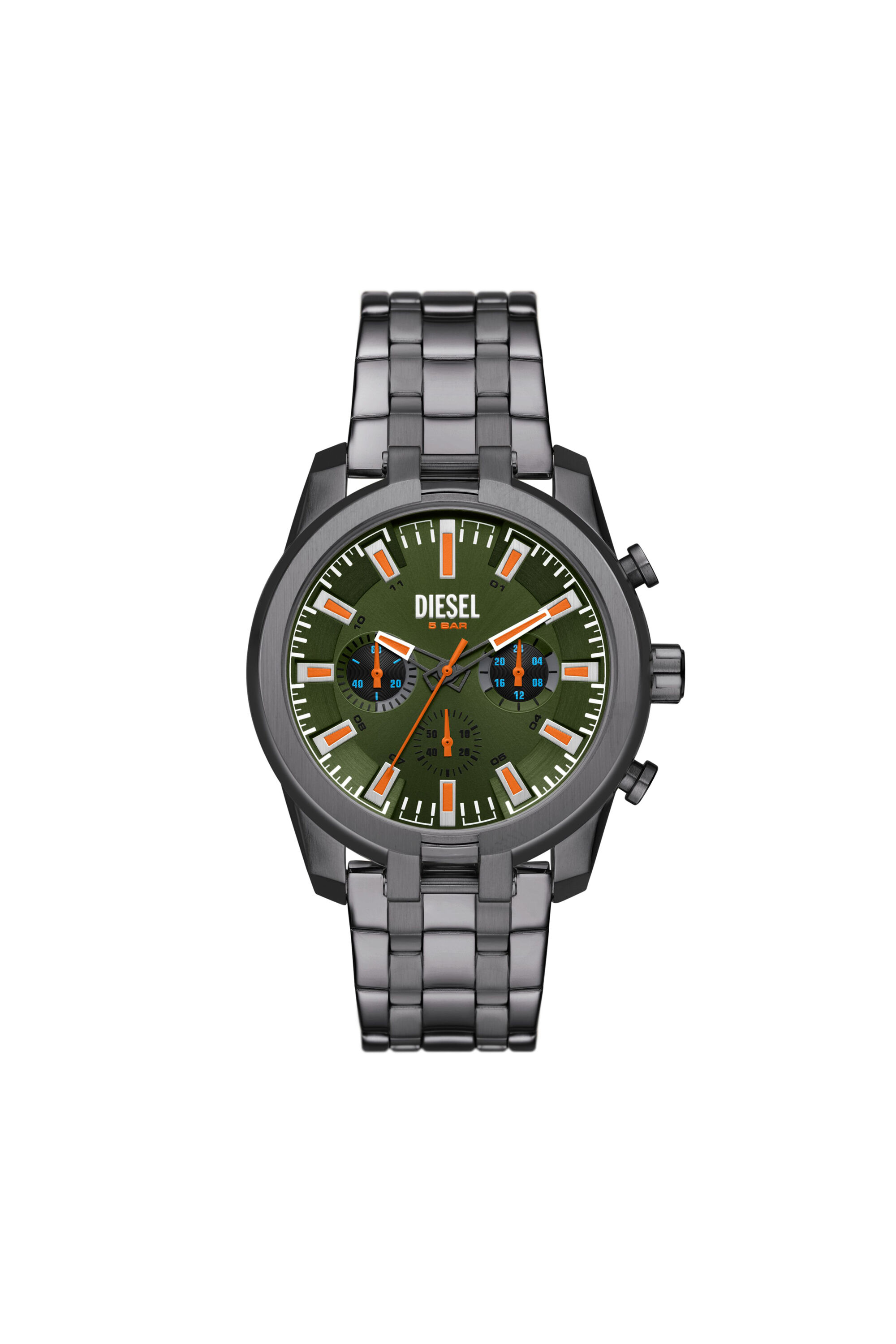 Diesel - DZ4624, Montre Split en acier inoxydable Homme in Gris - 1