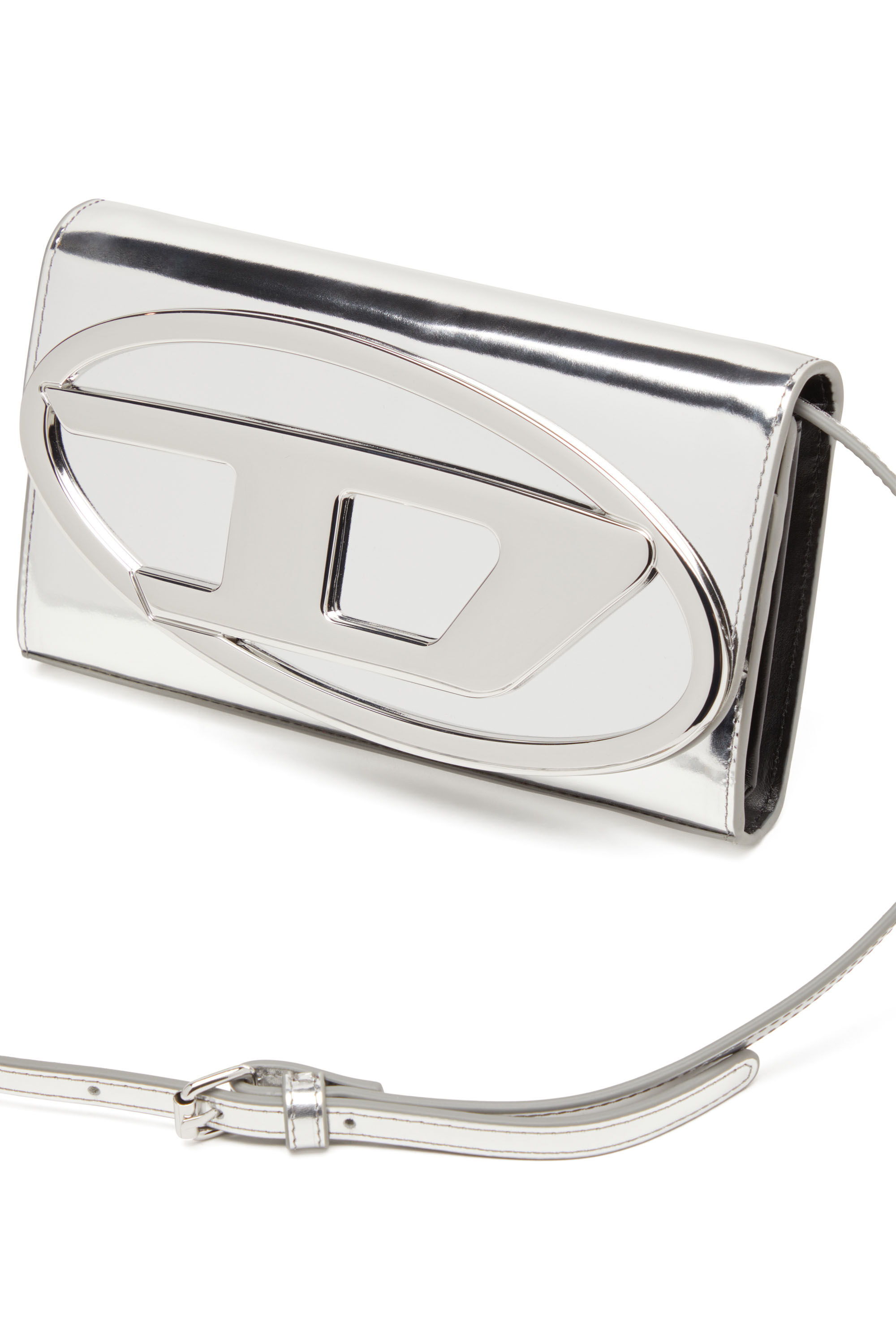 Diesel - 1DR WALLET STRAP, Silver - Image 5