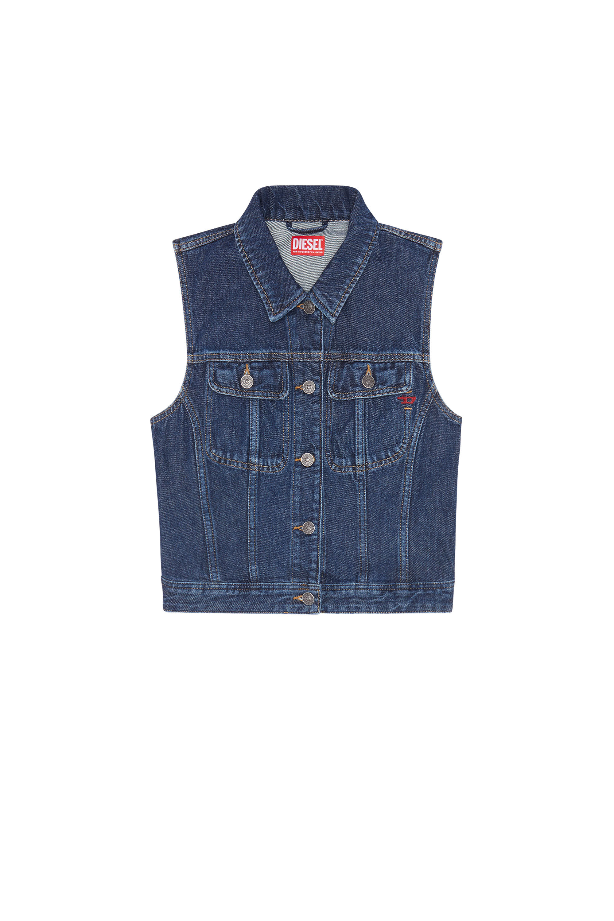Diesel sleeveless outlet jacket