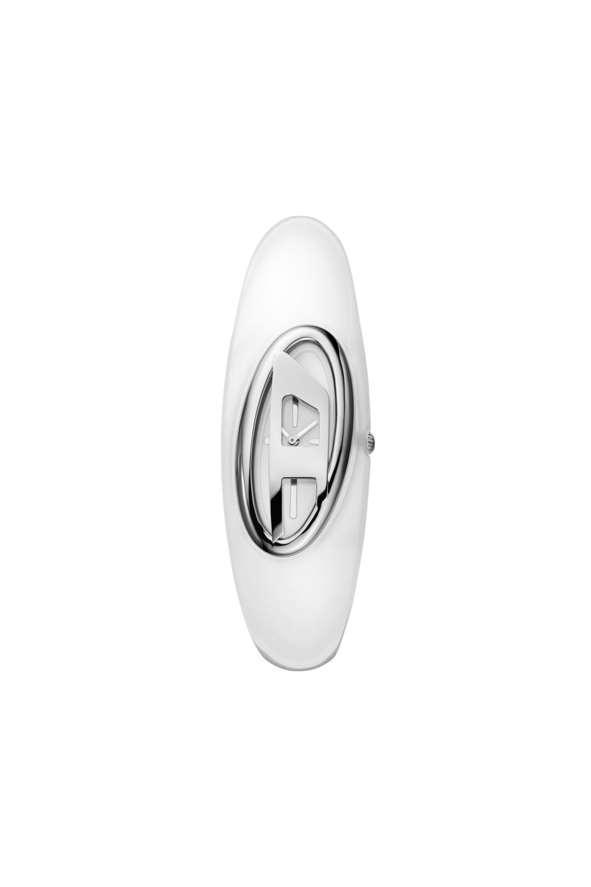 Diesel - DZ5618 WATCH, Female's Diesel Wonder-D Two-Hand White Nylon Resin Watch in White - 1