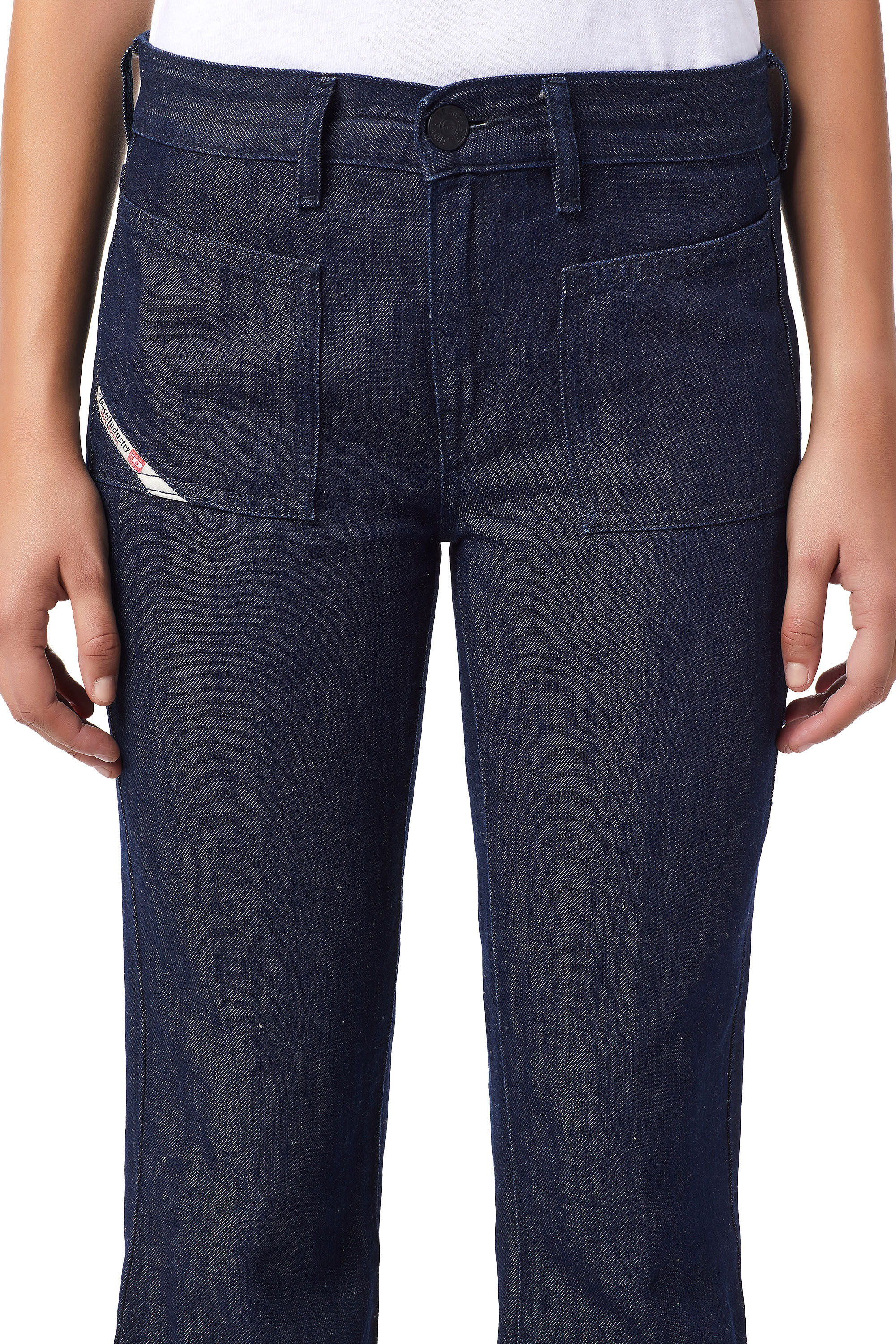 Diesel - 1969 D-EBBEY Z9B15 Bootcut and Flare Jeans, Dark Blue - Image 4