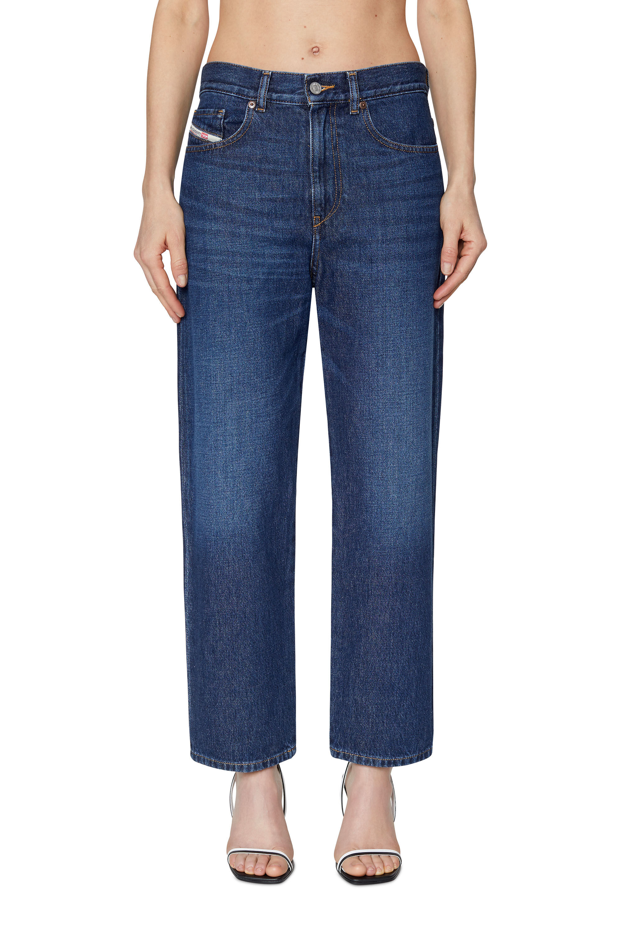 2016 D-AIR Woman: Boyfriend dark blue Jeans | Diesel