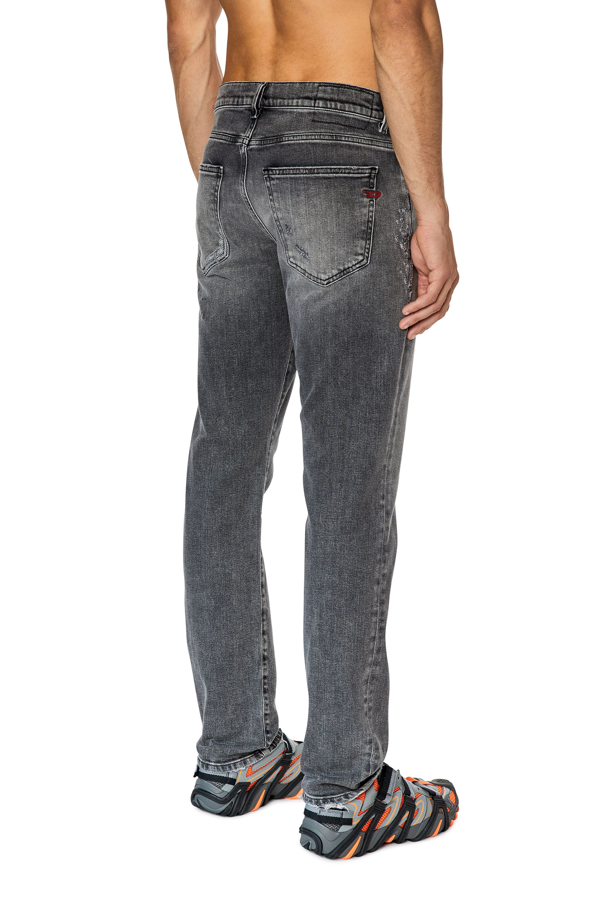 Diesel - Slim Jeans 2019 D-Strukt 09G04, Gris Clair - Image 4