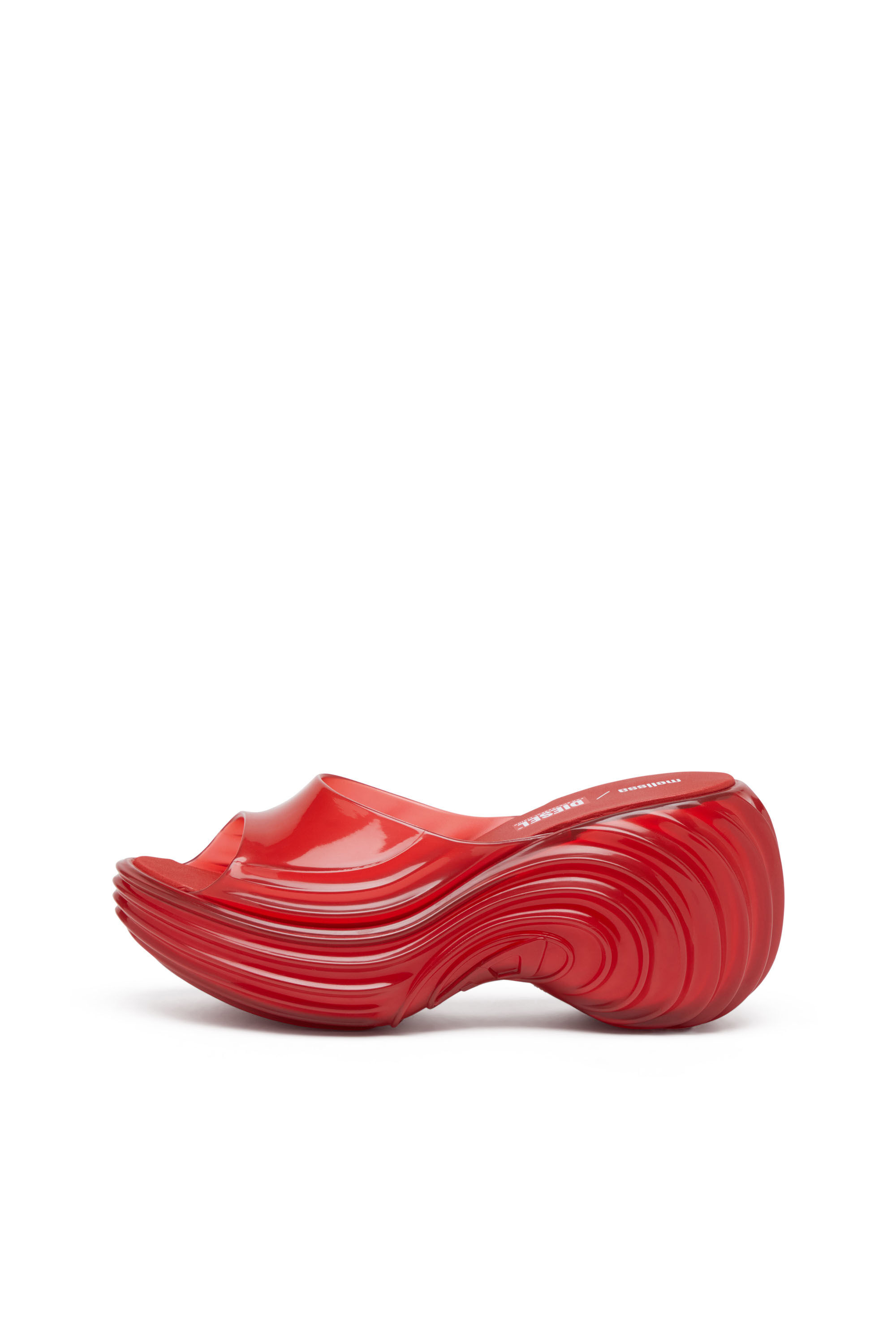 Diesel - MELISSA QUANTUM PLATFORM, Female's Platform mule in Melflex® in Red - 8