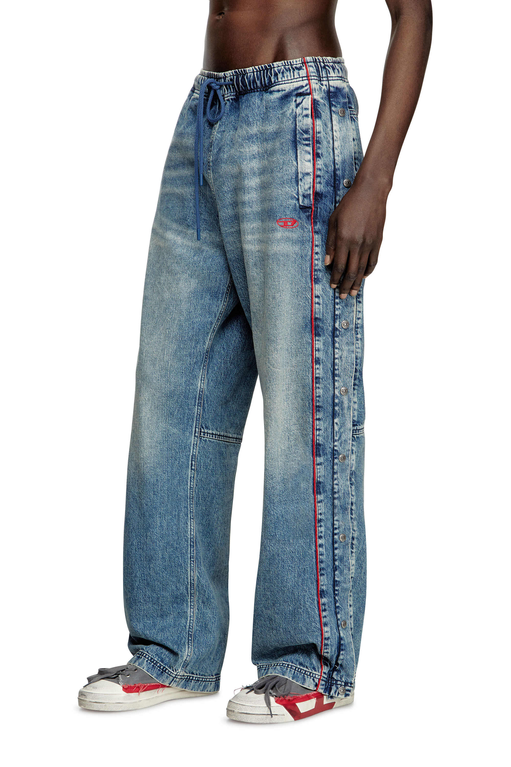 Diesel - Unisex's Relaxed Jeans D-Axfor 0ABCP, Medium Blue - 3