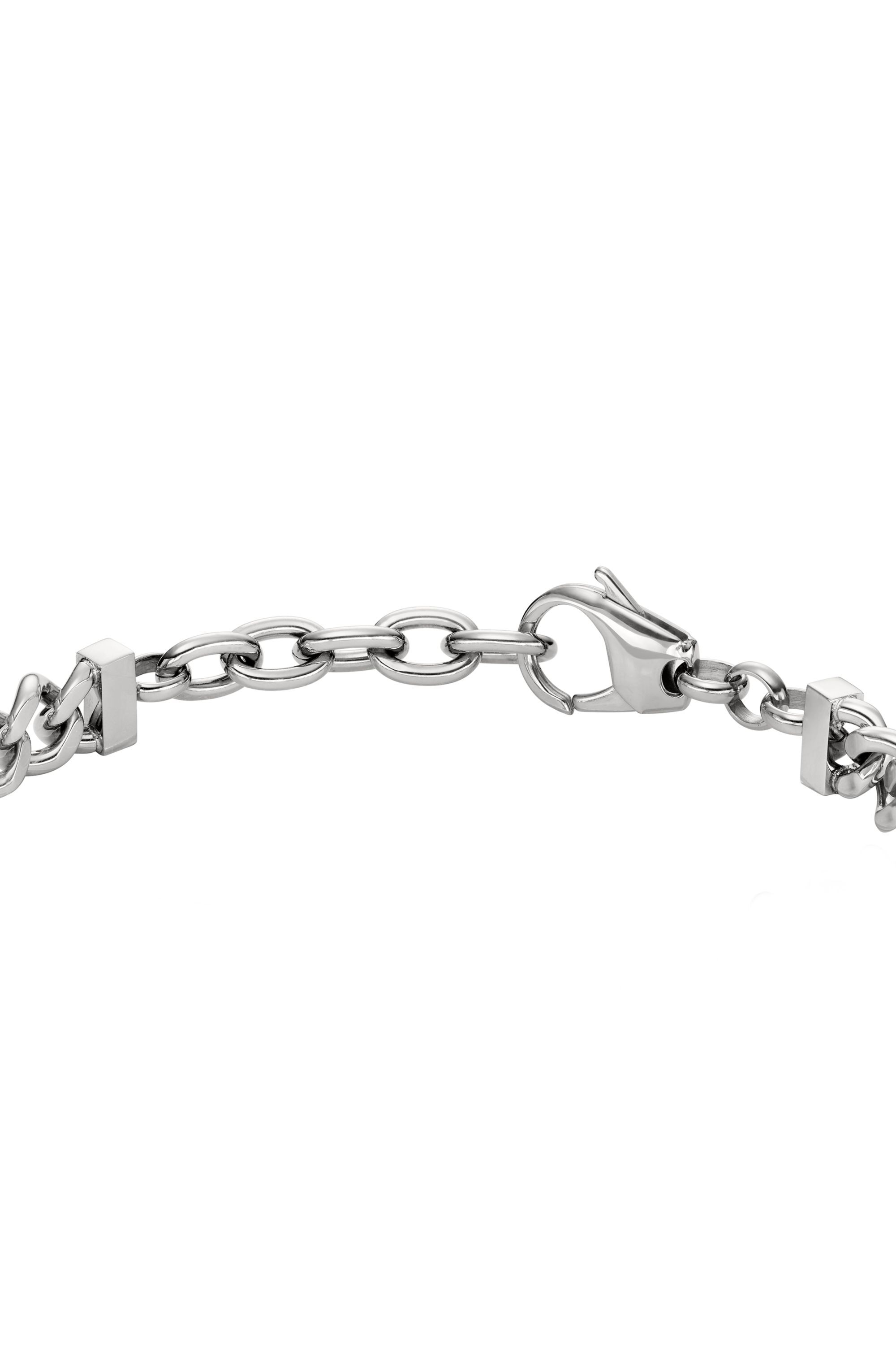 Diesel - DX0966, Male's Bracelet with tag in Silver - 2