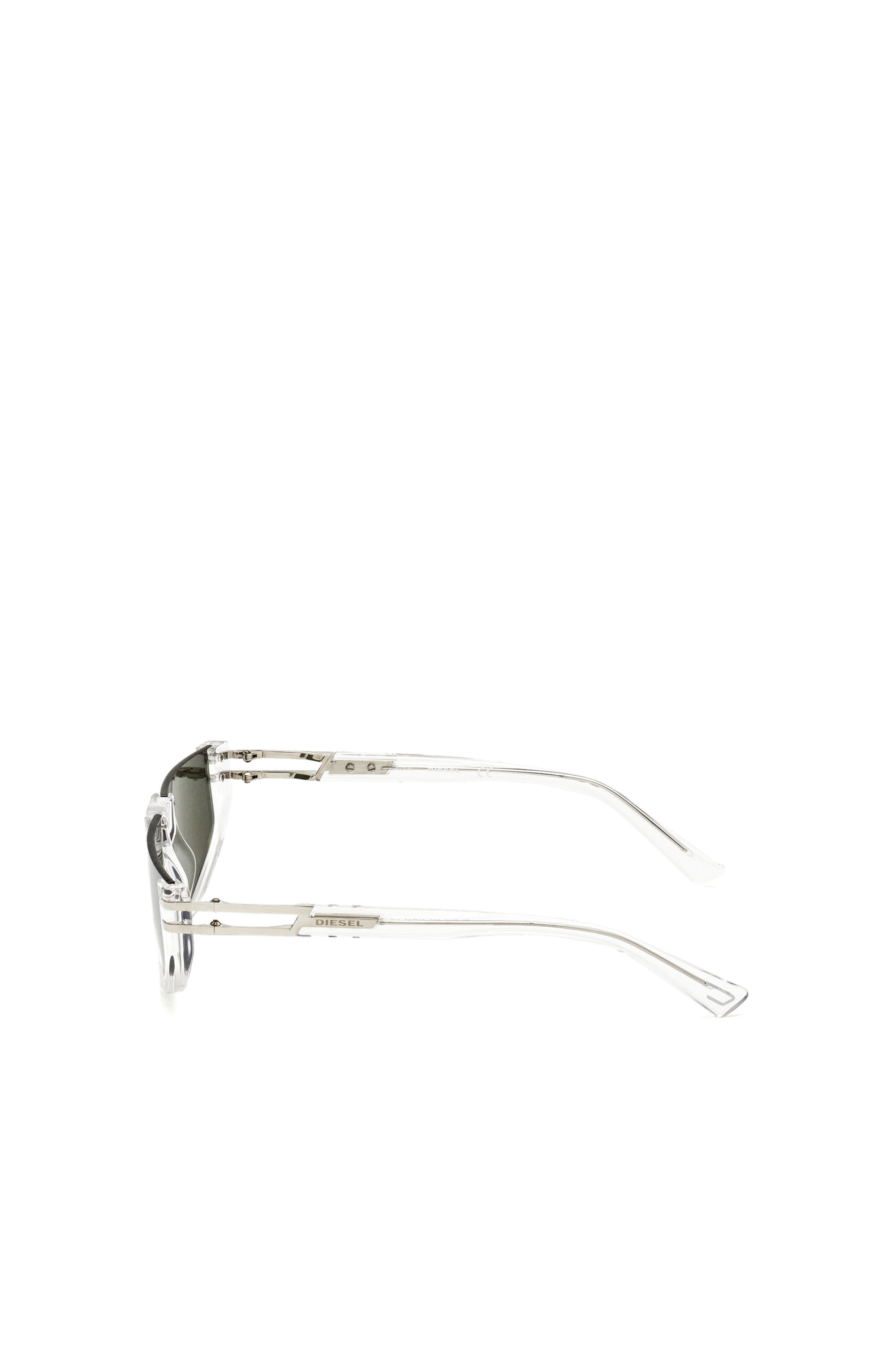Diesel - DL0315, Masque avec lentilles de miroir Homme in Blanc - 3