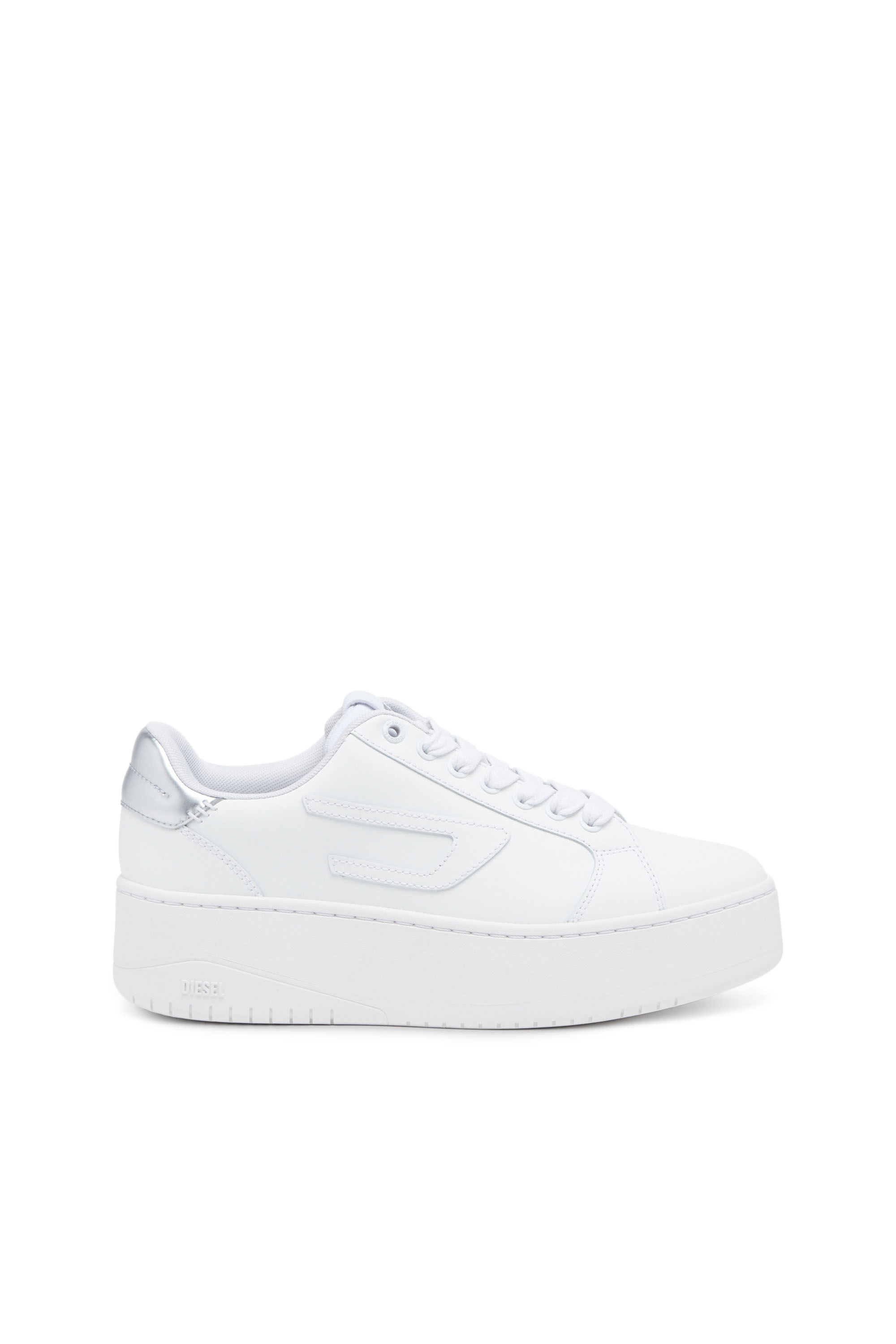Women s S Athene Bold Low top sneakers with flatform sole White Diesel