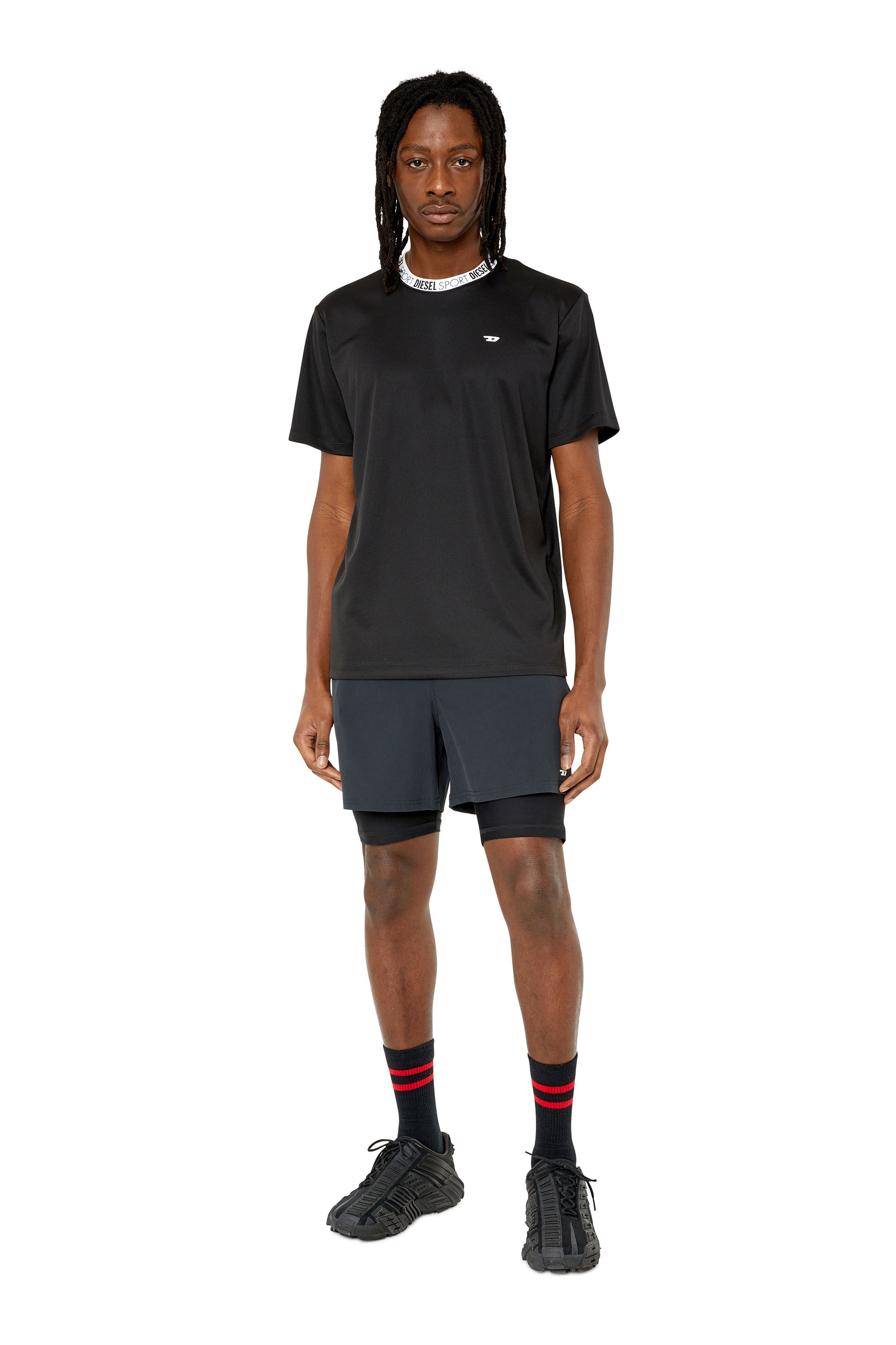 Tee shirt avec col homme clearance