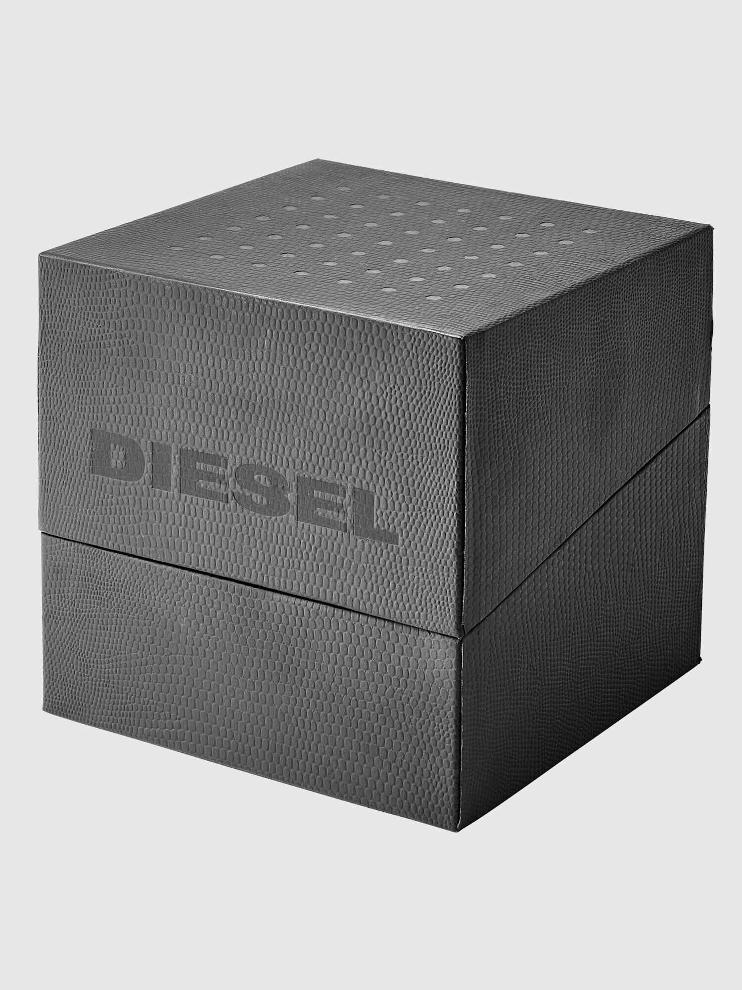 Diesel - DZ5598, Female's Flare Rocks Three-Hand Black Leather Watch in Black - 4
