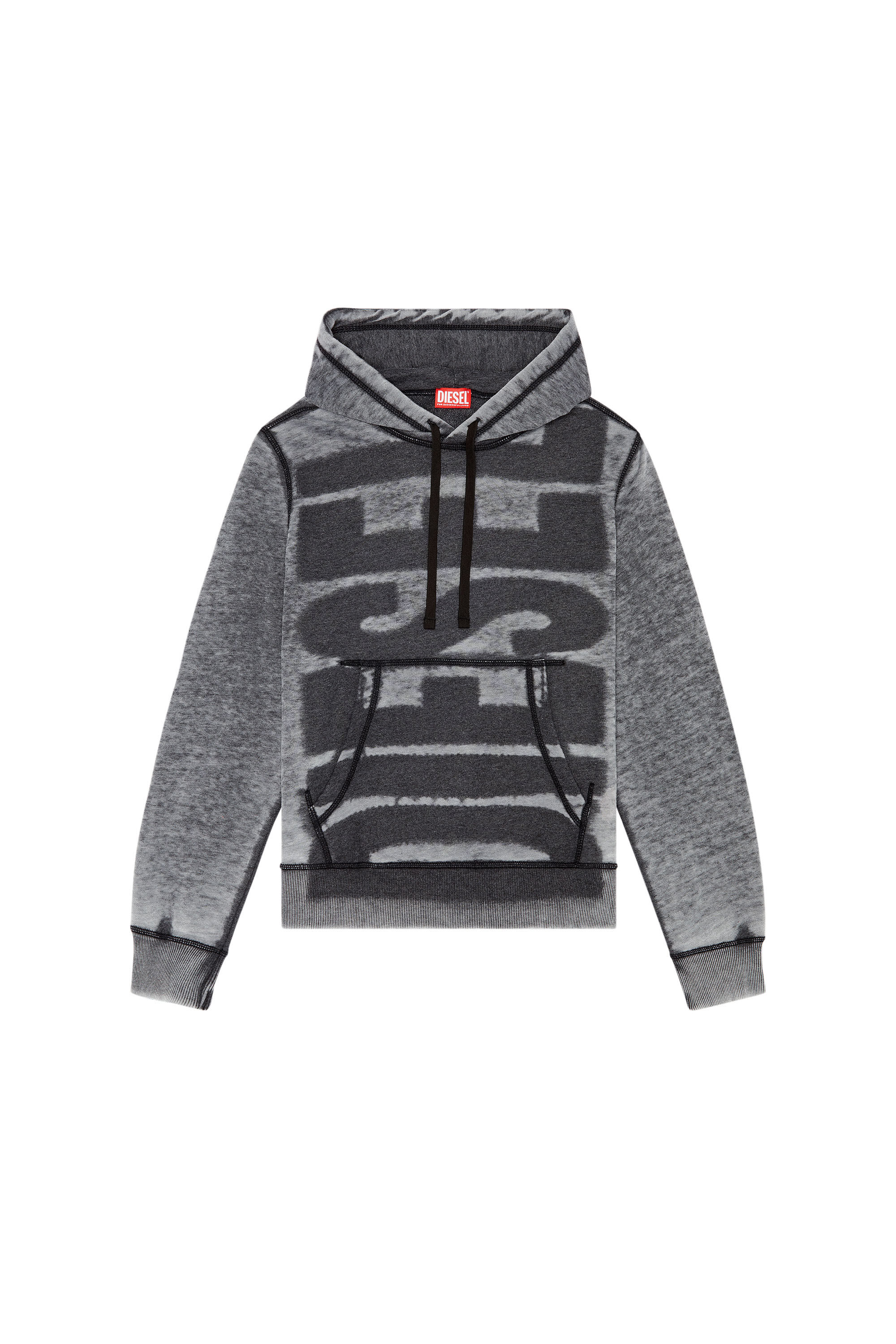 Diesel hoodie grey clearance