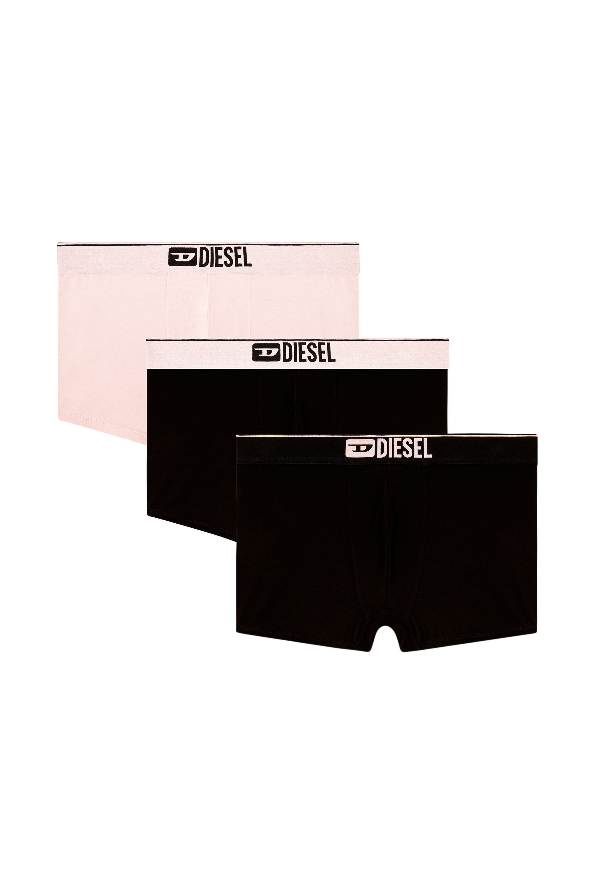 Diesel - UMBX-DAMIENTHREEPACK, Lot de trois boxers couleur unie Homme in Polychrome - 4