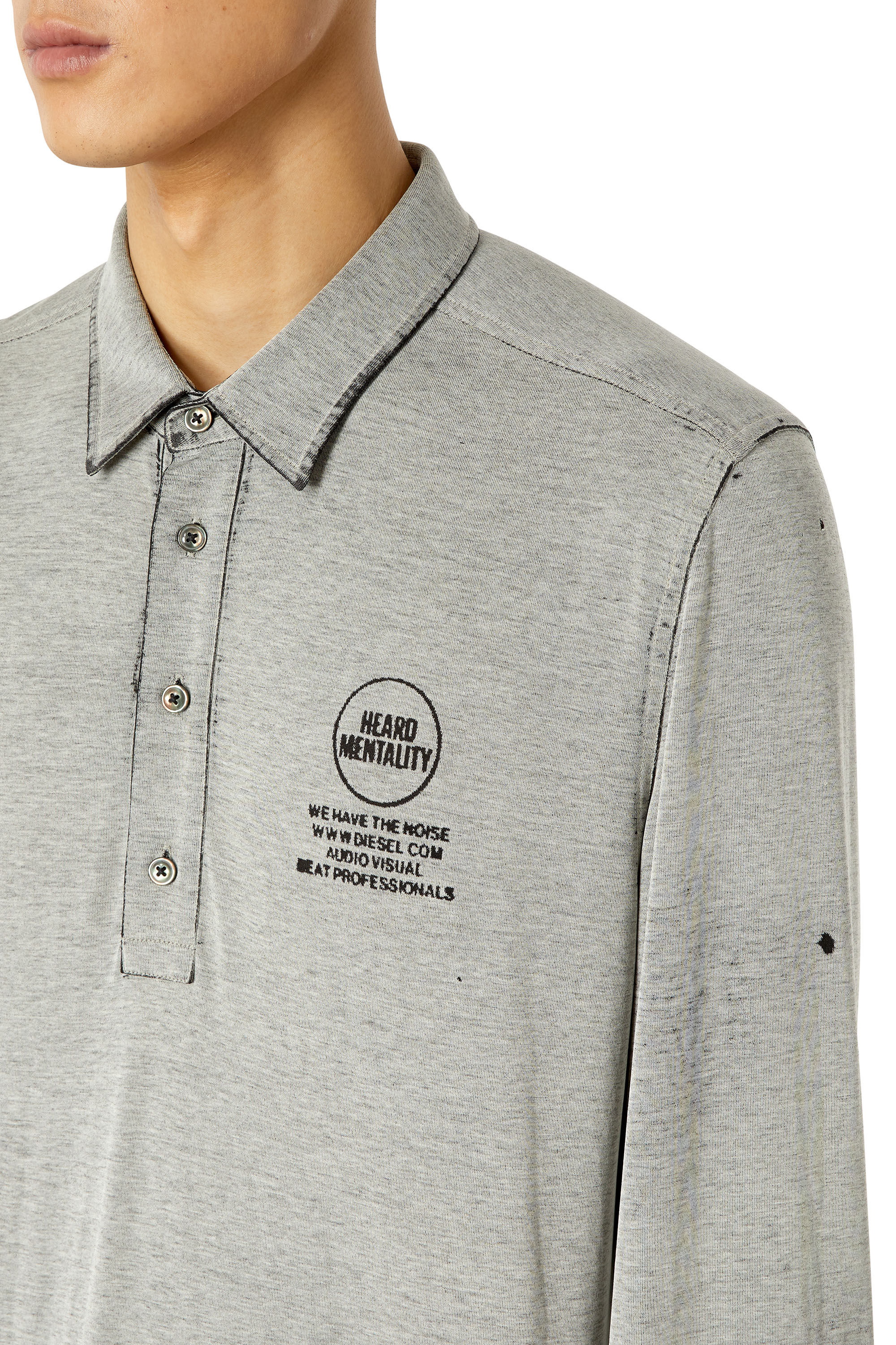 Diesel long sleeve polo discount