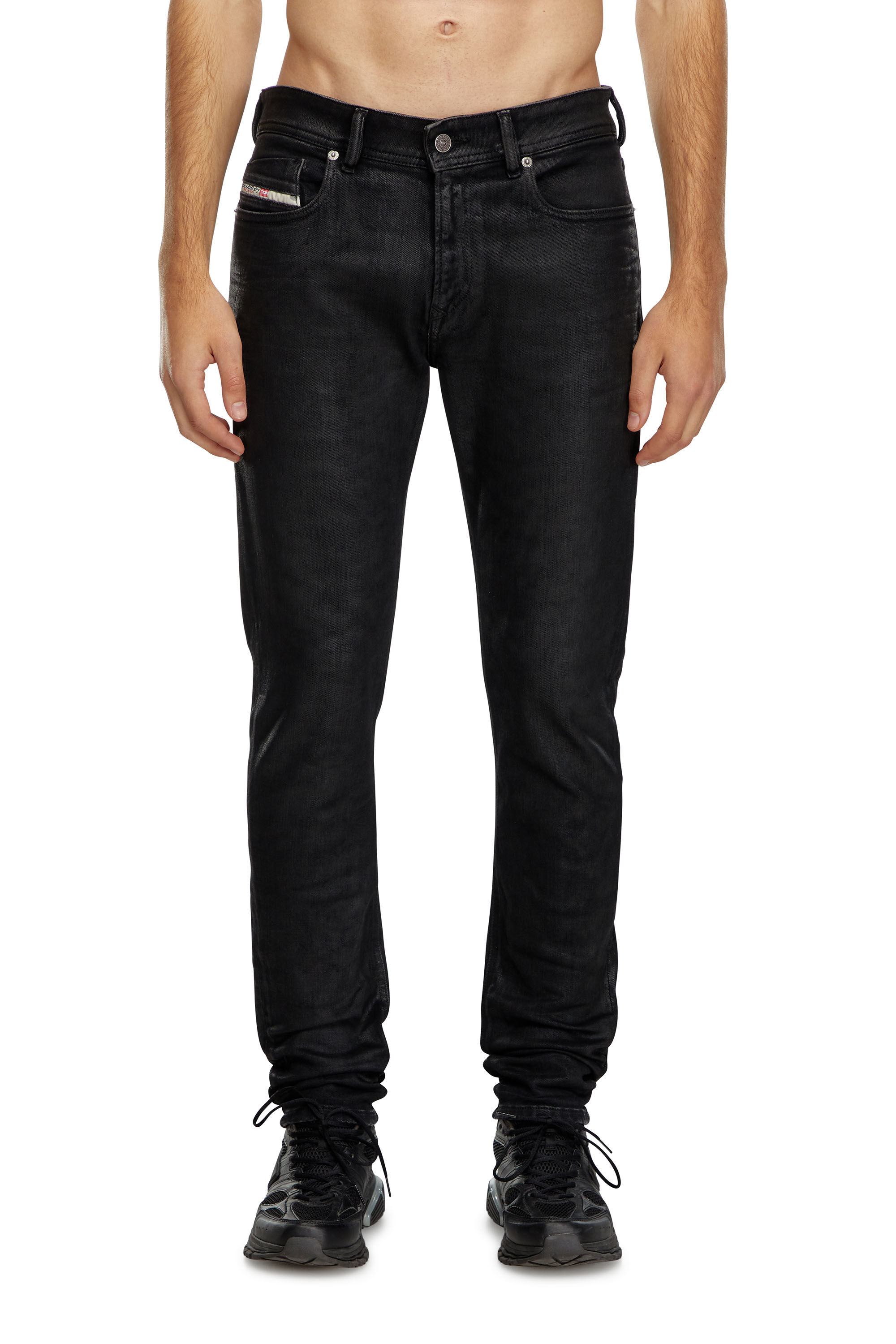 Diesel - Homme Skinny Jeans 1979 Sleenker 09J30, Noir/Gris foncé - Image 3