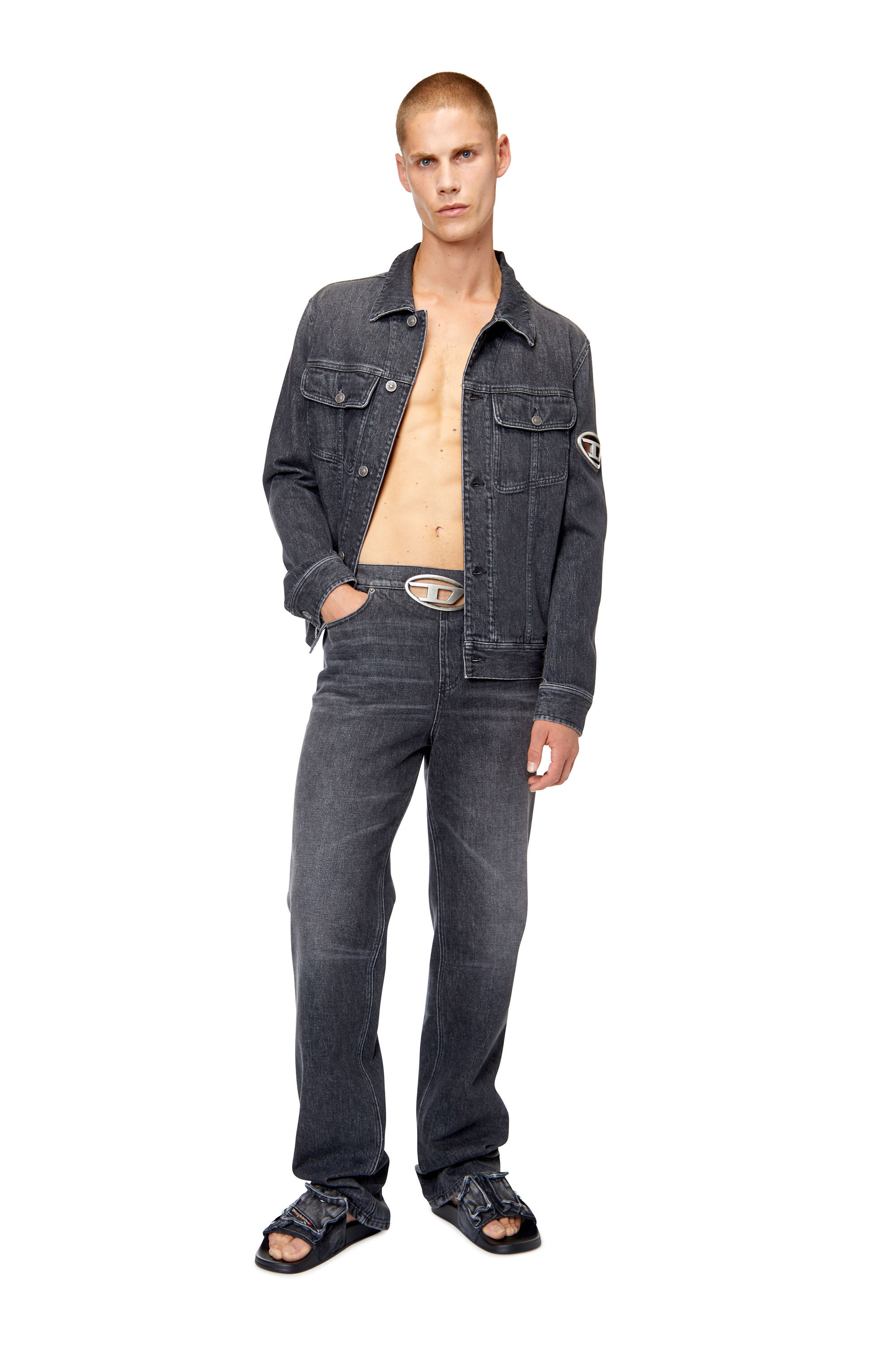 Diesel jeans sales jacket mens