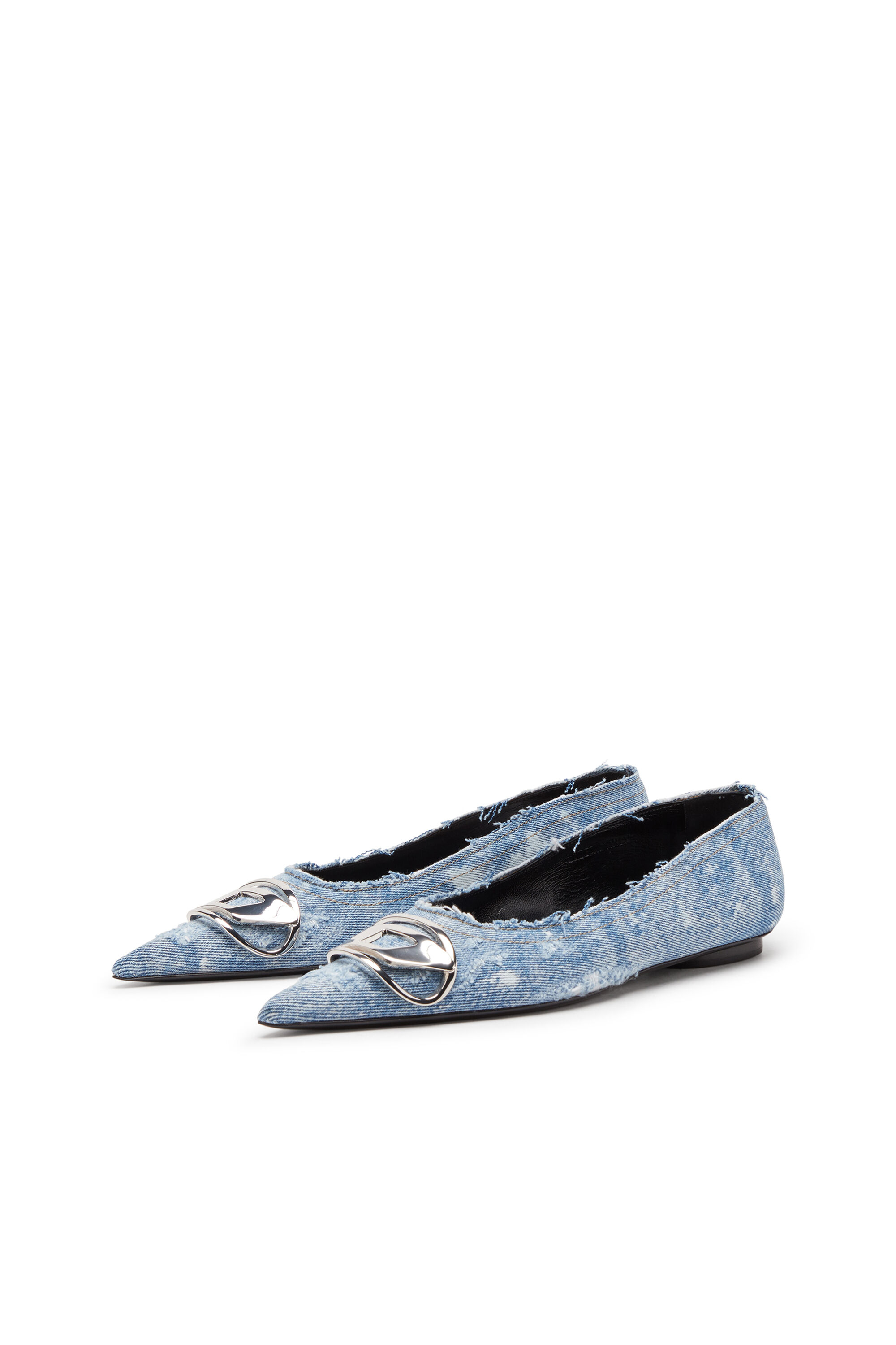 D Venus Ballerines avec finition miroir Femme Bleu Diesel