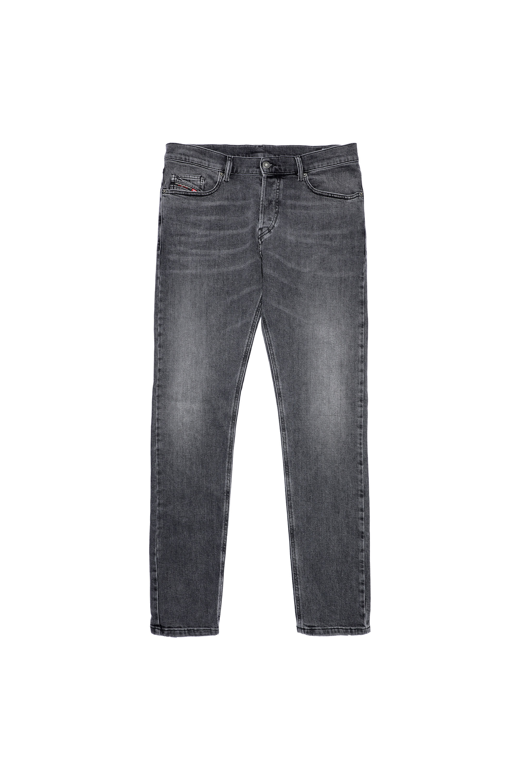 Men s Slim Jeans Black Dark grey Diesel D Luster