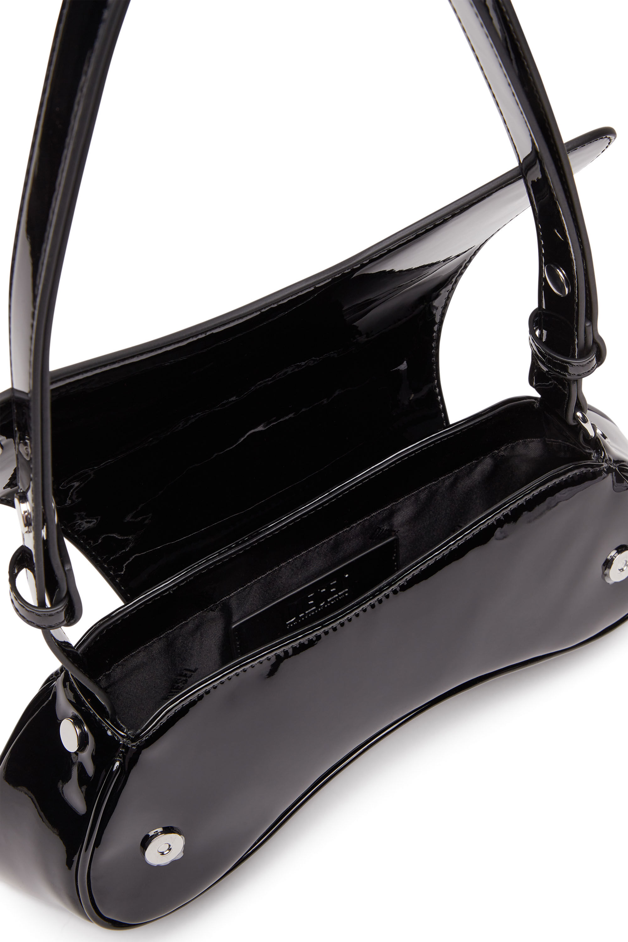 Diesel - PLAY CROSSBODY, Female's Play-Glossy crossbody bag in Black - 2