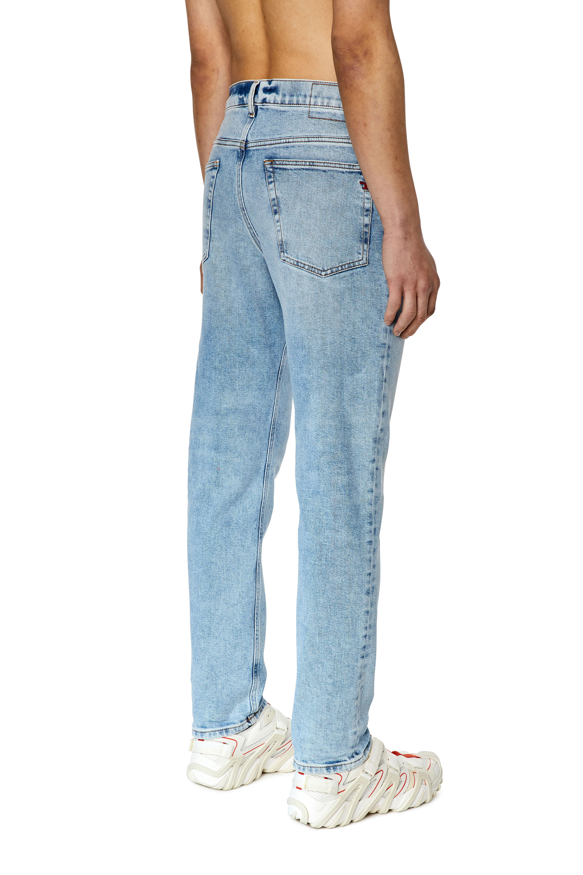 Diesel - Tapered Jeans 2005 D-Fining 09E81 Homme, Bleu Clair - Image 4