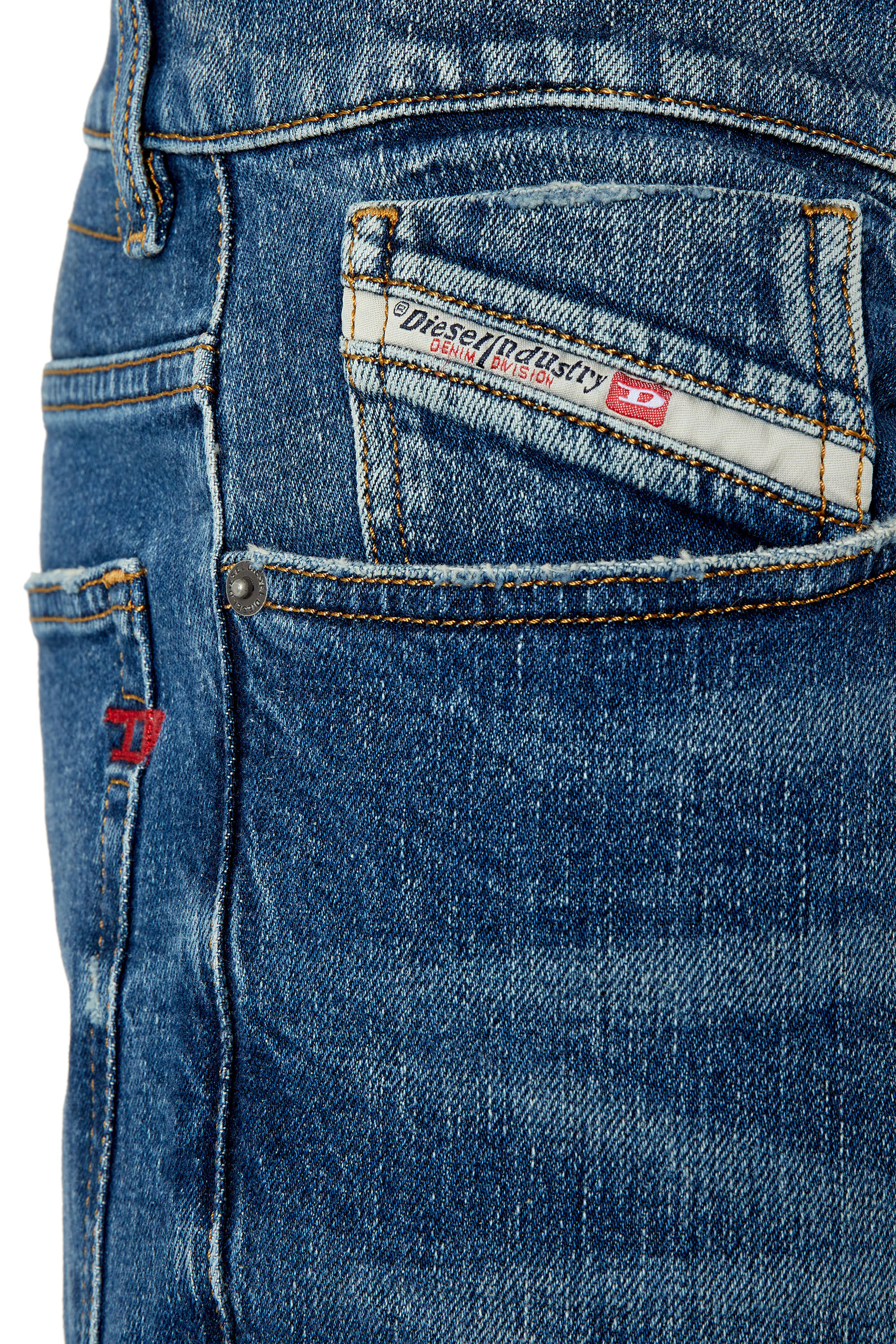 Diesel - Tapered Jeans 2005 D-Fining 007L1, Bleu moyen - Image 5