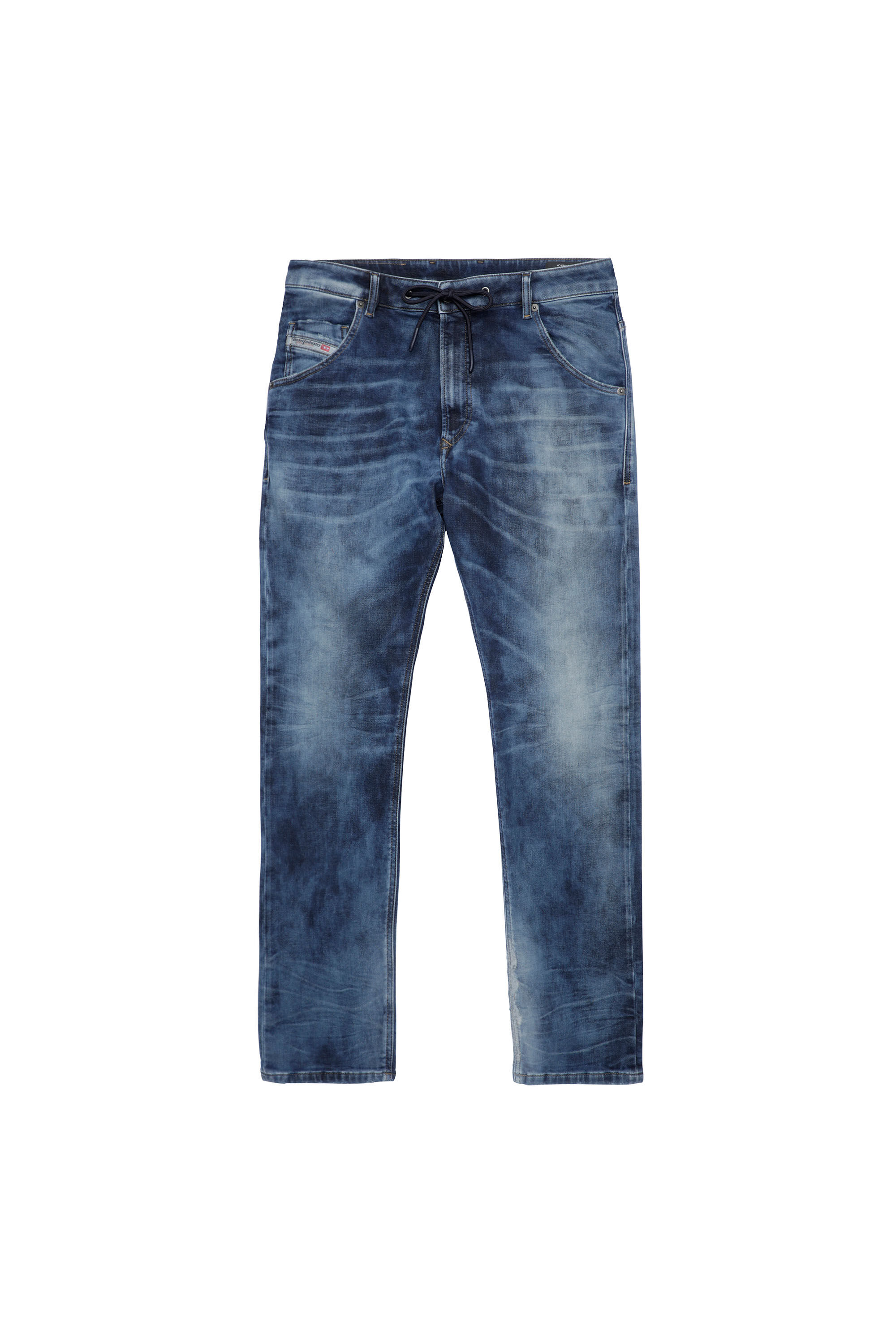 Diesel - Krooley JoggJeans® 069XE Tapered, Bleu moyen - Image 2