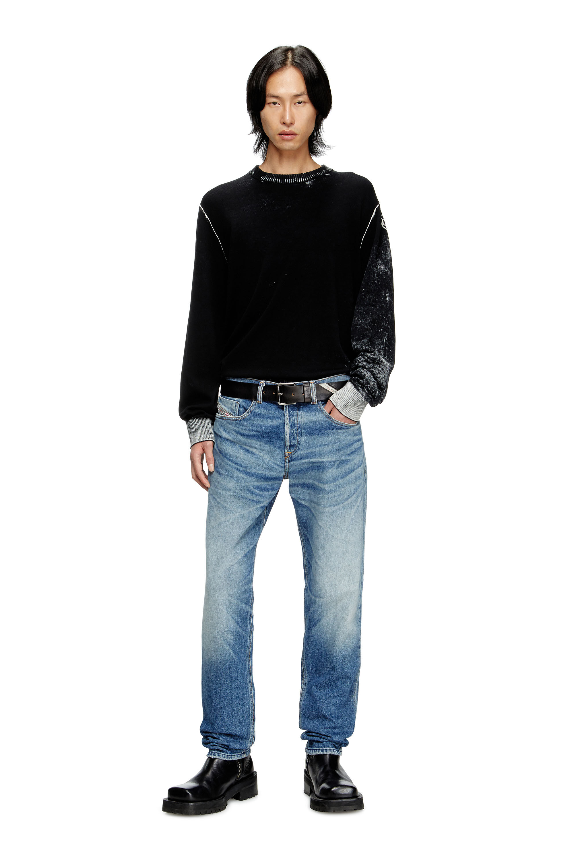 Diesel - Male's Regular Jeans 2023 D-Finitive 09M12, Medium Blue - 1