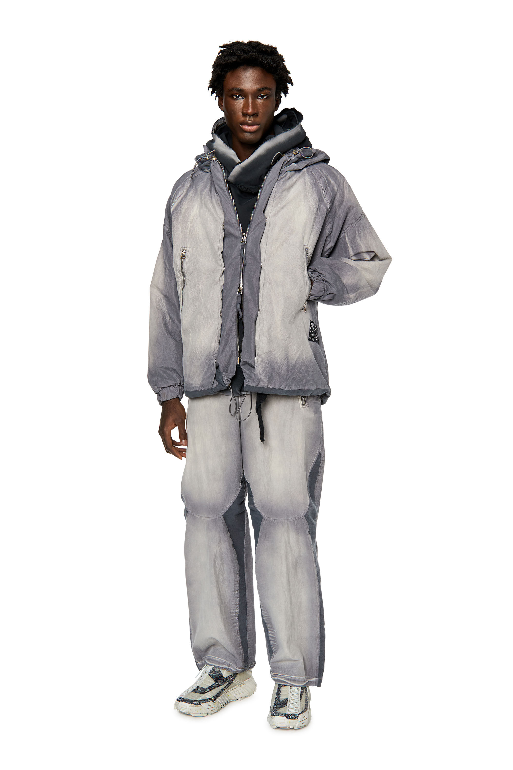 Diesel grey on sale jacket