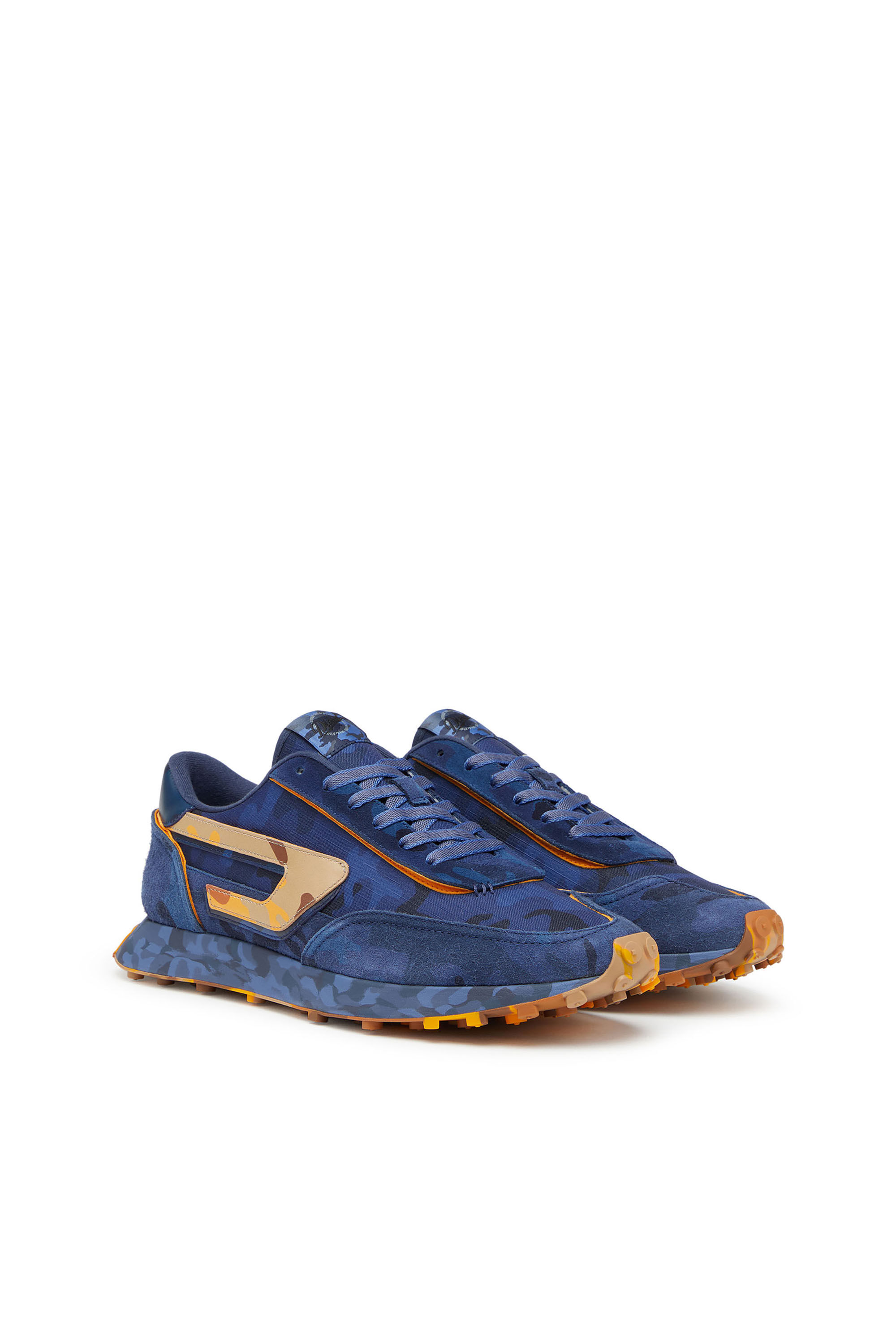 Diesel - S-RACER LC, S-Racer Lc - Sneakers basses avec imprimé camouflage Homme in Polychrome - 2