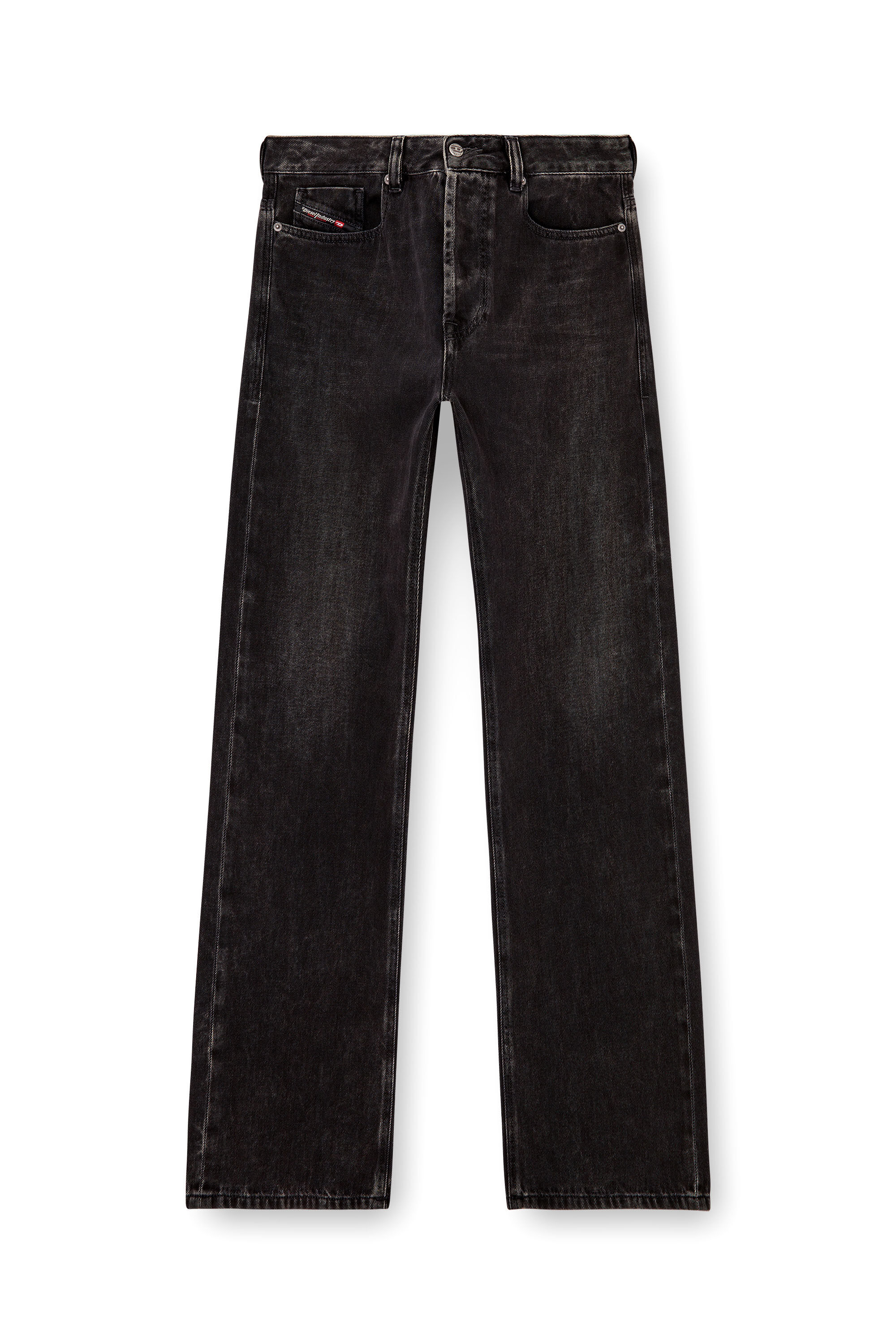 Diesel - Relaxed Jeans 1980 D-Eeper 09J96 Homme, Noir/Gris foncé - Image 2