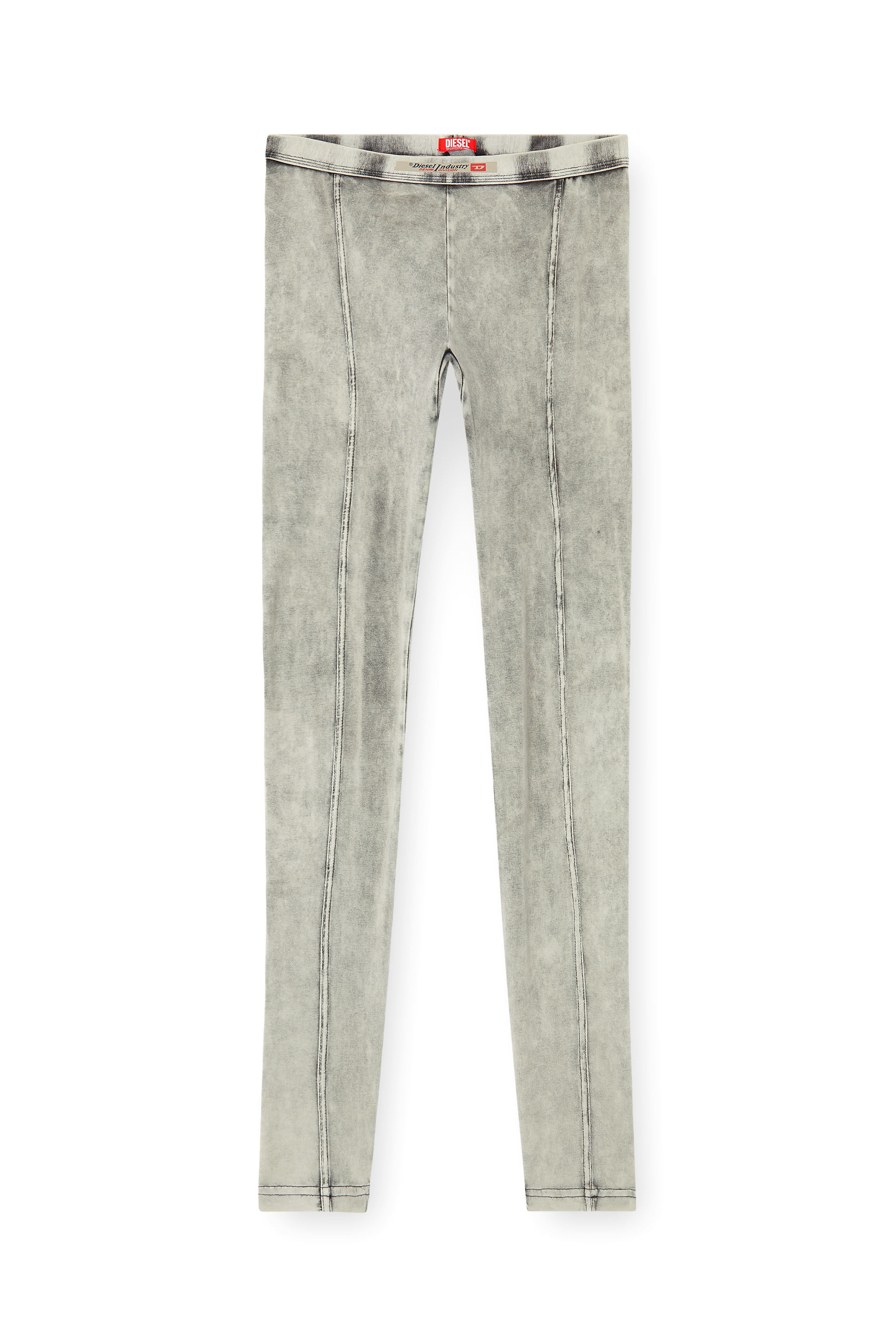 Diesel - ATHENA-DNM, Female's Jeggings in denim-effect jersey in Grey - 2