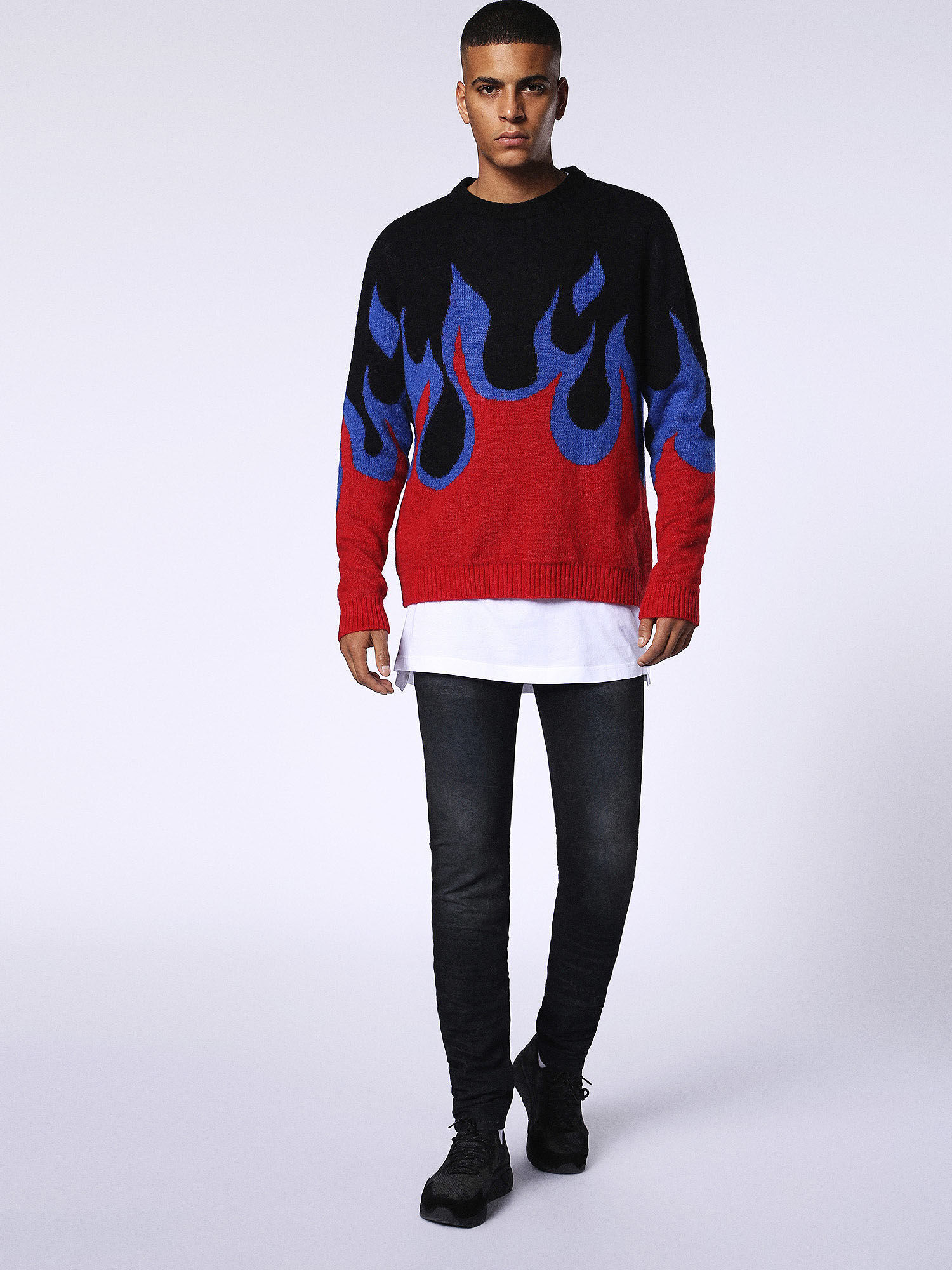 Diesel flame top sweater