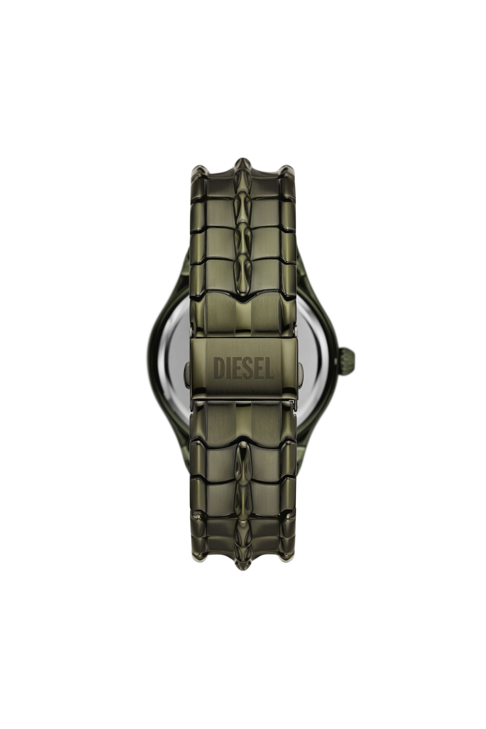 Diesel - DZ2221 WATCH, Male's Vert Three-Hand Date Green Stainless Steel Watch in Green - 2