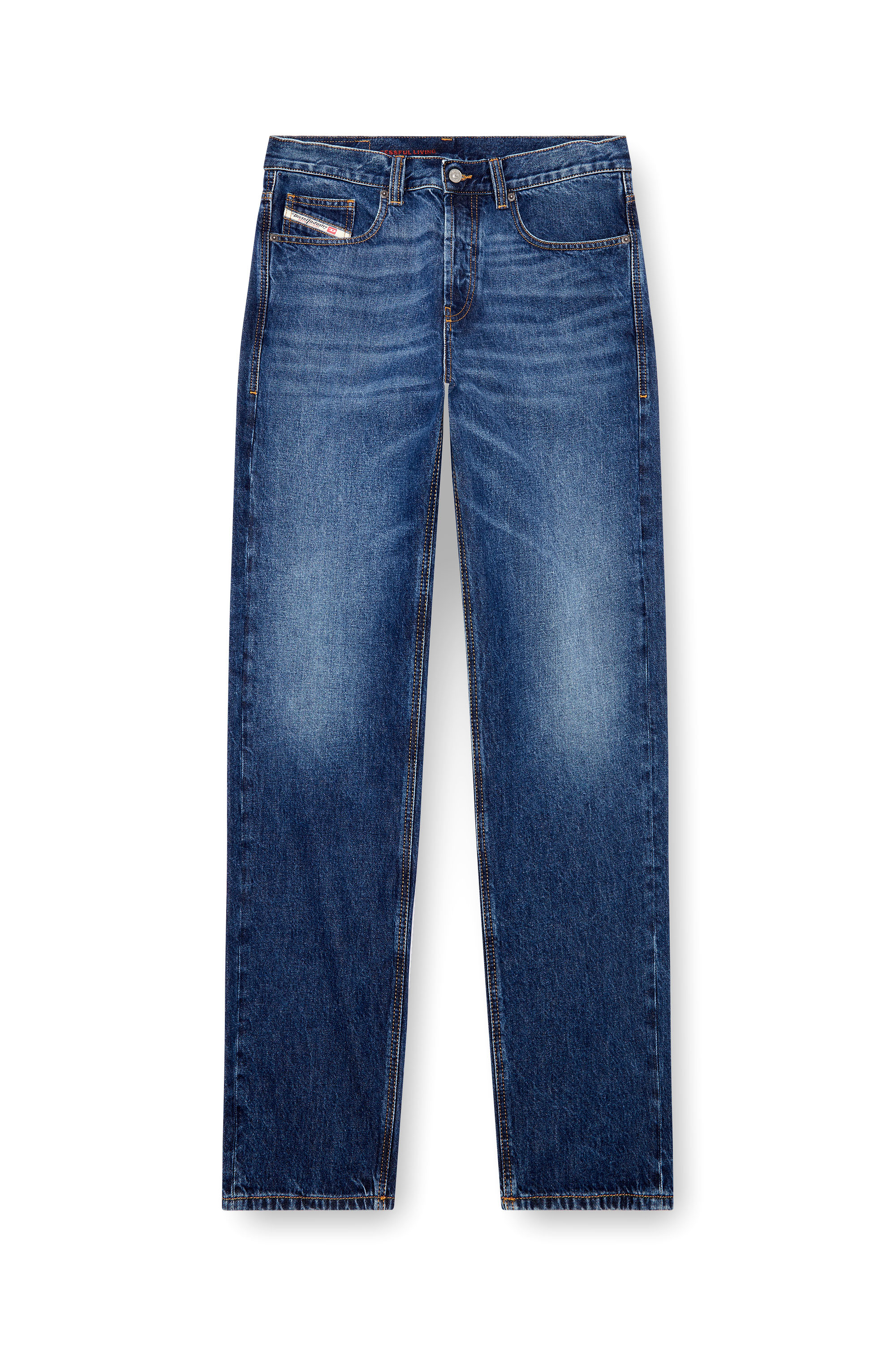 Diesel - Male's Straight Jeans 2010 D-Macs 09I27, Dark Blue - 3