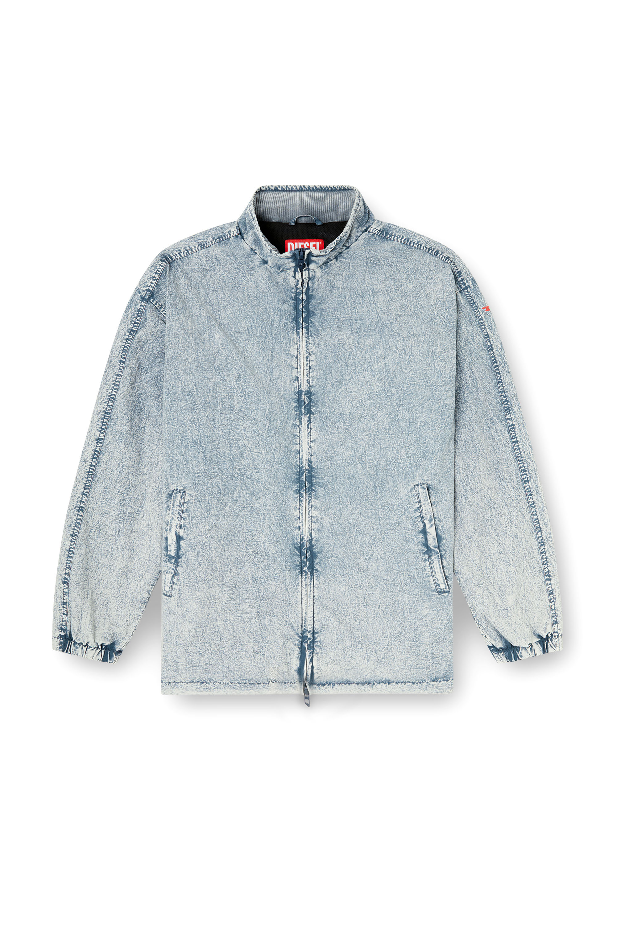 Diesel - J-WILSON, Veste en taslan de nylon recyclé Homme in Bleu - 3