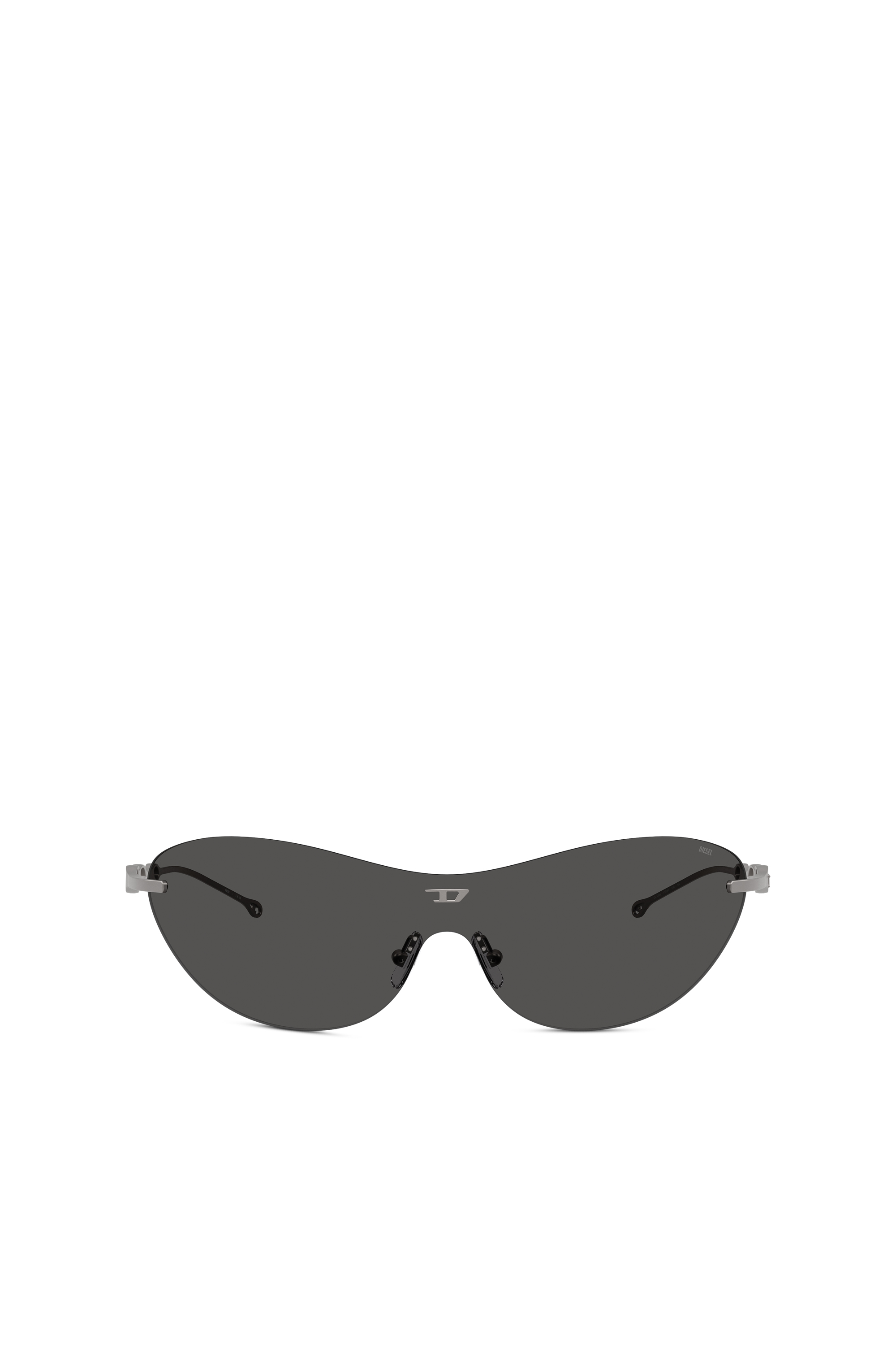 Diesel - 0DL1006, Unisex's Iconic oval sunglasses in Dark Grey - 2