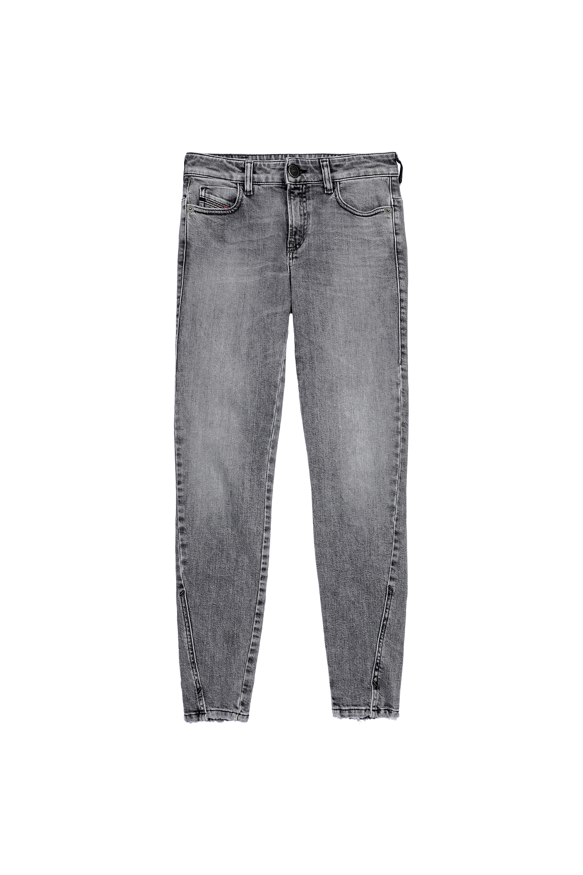 Diesel - D-Jevel 09A72 Slim Jeans, Light Grey - Image 7