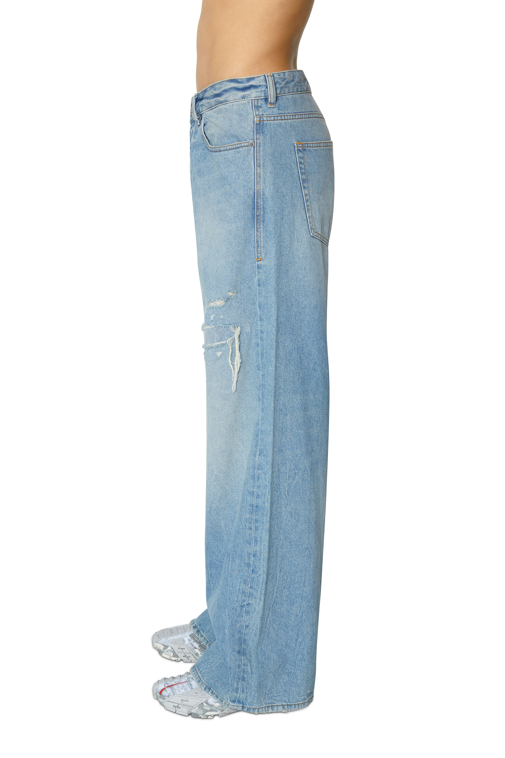 Diesel - D-Rise 09E25 Straight Jeans, Bleu Clair - Image 6