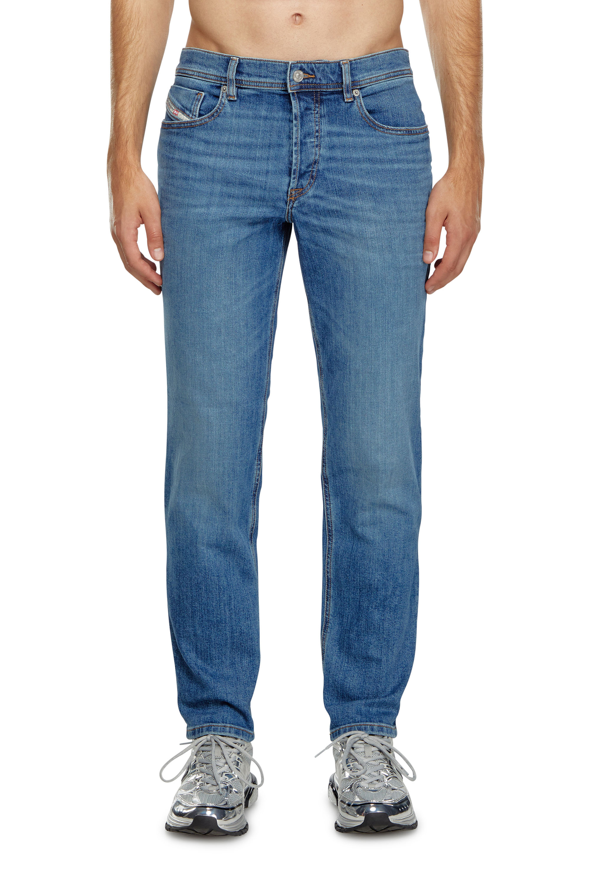 Diesel - Male's Tapered Jeans 2023 D-Finitive 0KIAL, Light Blue - 1