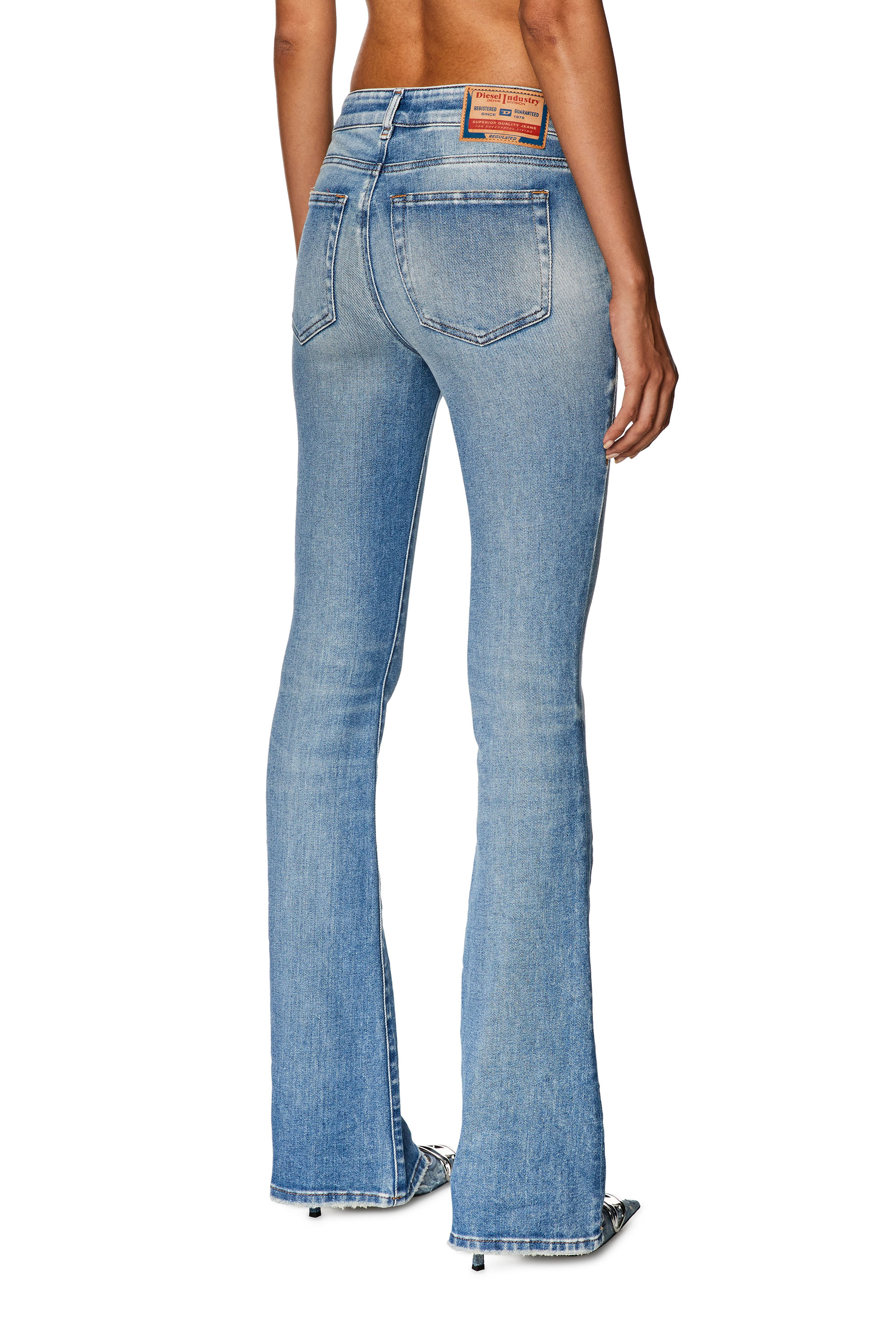 Diesel - Bootcut and Flare Jeans 1969 D-Ebbey 09G70, Bleu Clair - Image 2