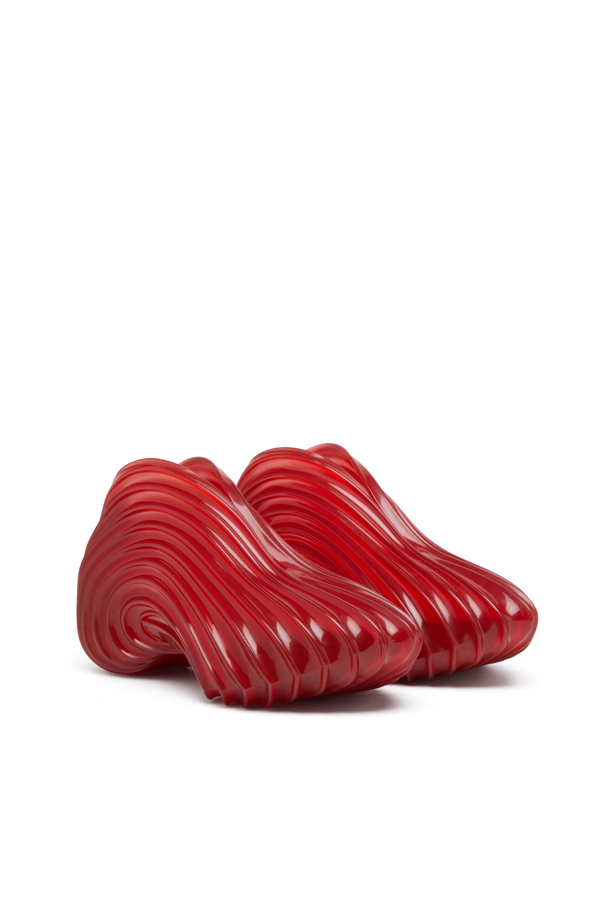 Diesel - MELISSA QUANTUM SNEAKERS X, Sneaker sans lacets en Melflex® Mixte in Rouge - 4