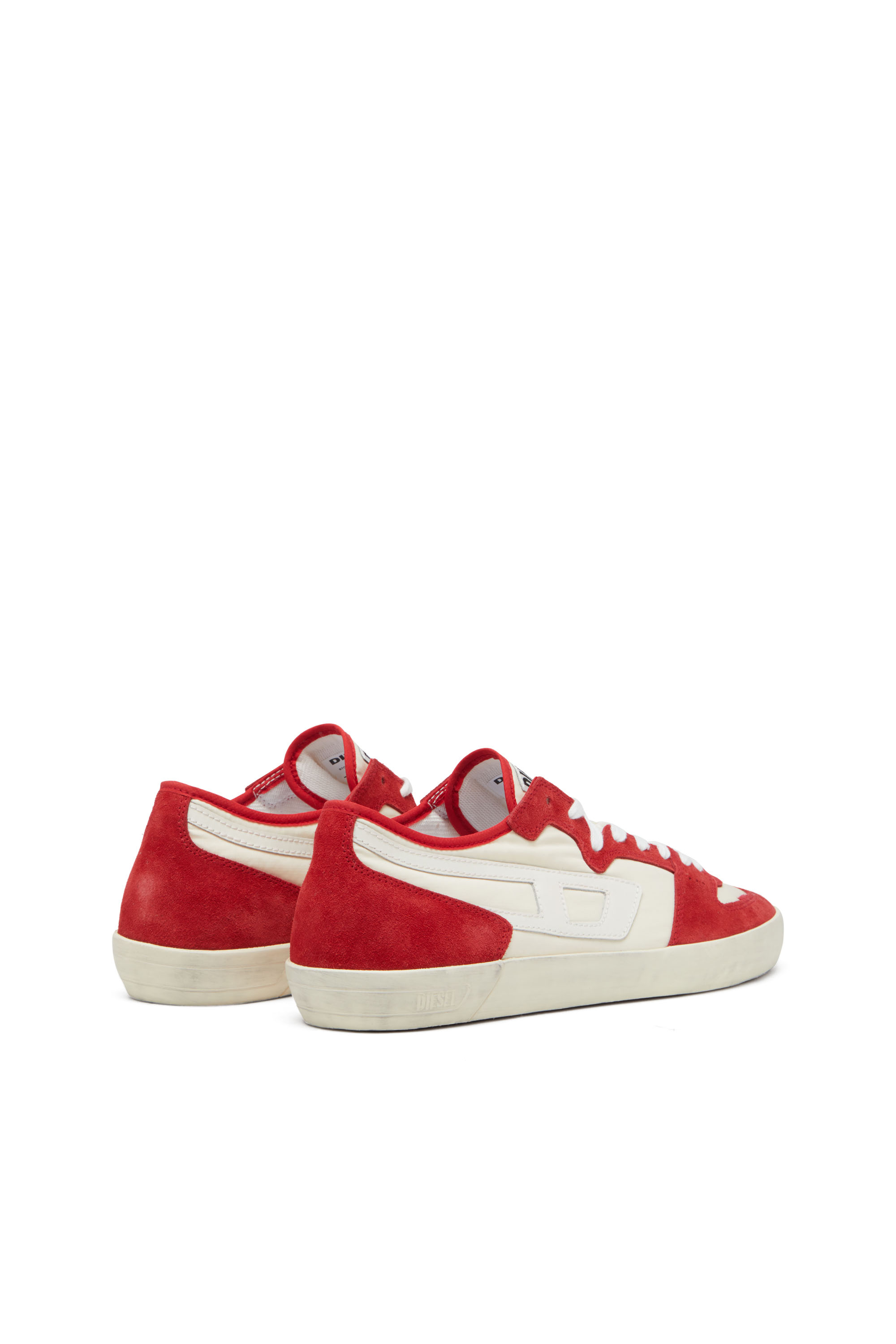 Diesel - S-LEROJI D-1 LOW, Sneakers en ripstop matelassé et cuir suédé Homme in Polychrome - 3