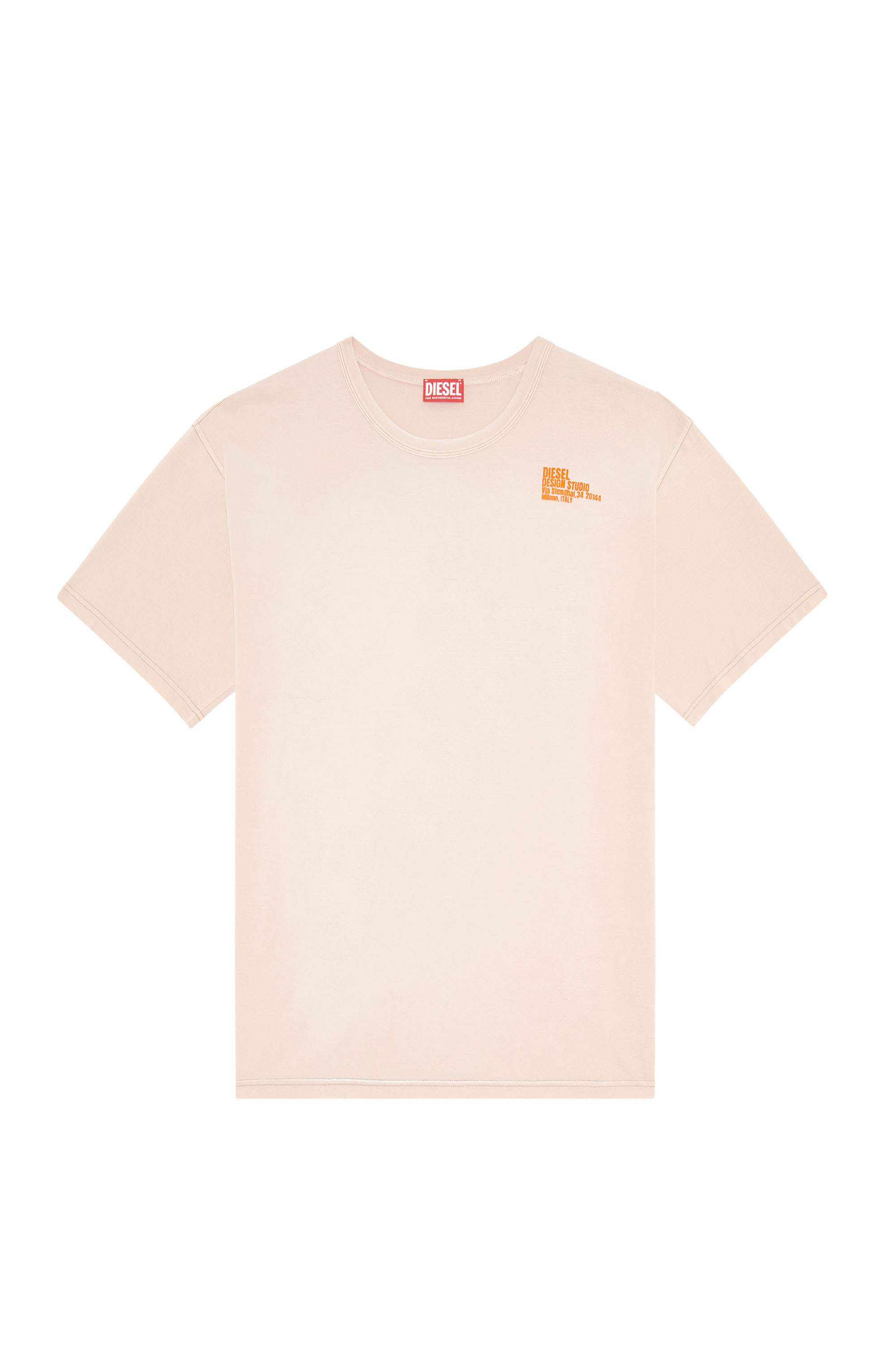 Diesel - T-BOXT-N7, Homme T-shirt avec mini imprimé Design Studio in Rose - Image 5